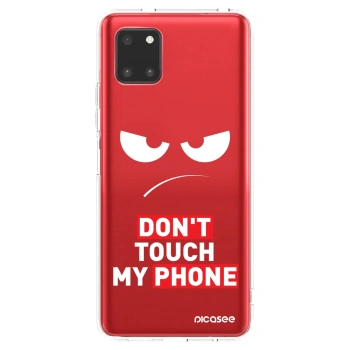 Picasee διαφανής θήκη σιλικόνης Samsung Galaxy Note 10 Lite N770F - Angry Eyes - Transparent
