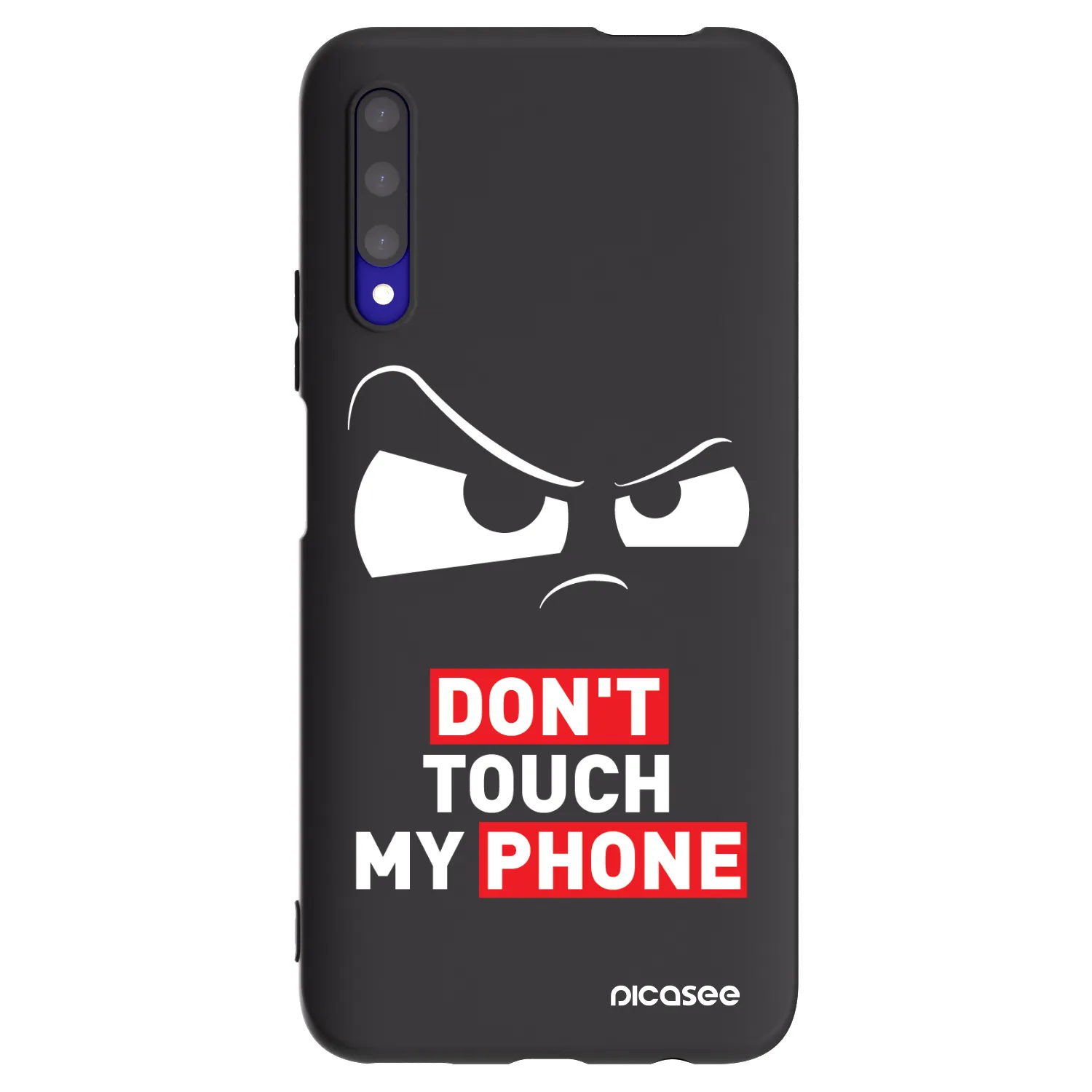 Picasee Μαύρη θήκη σιλικόνης για Honor 9X Pro - Cloudy Eye - Transparent