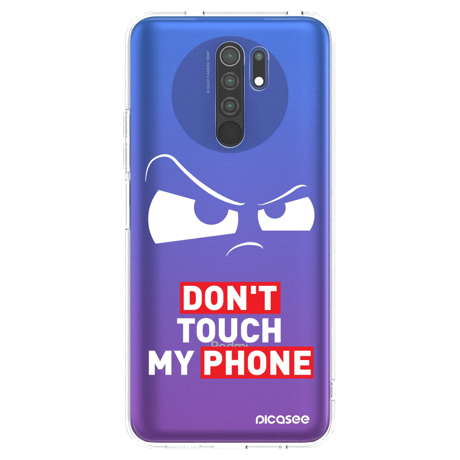 Picasee διαφανής θήκη σιλικόνης Xiaomi Redmi 9 - Cloudy Eye - Transparent