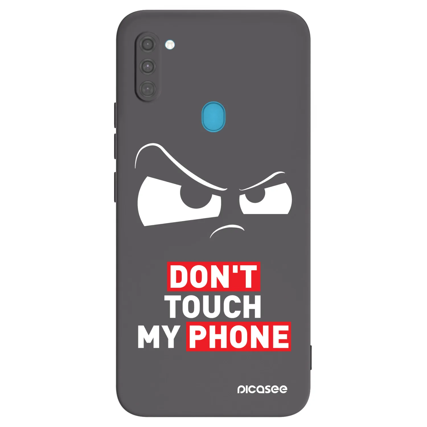 Picasee Μαύρη θήκη σιλικόνης για Samsung Galaxy M11 - Cloudy Eye - Transparent