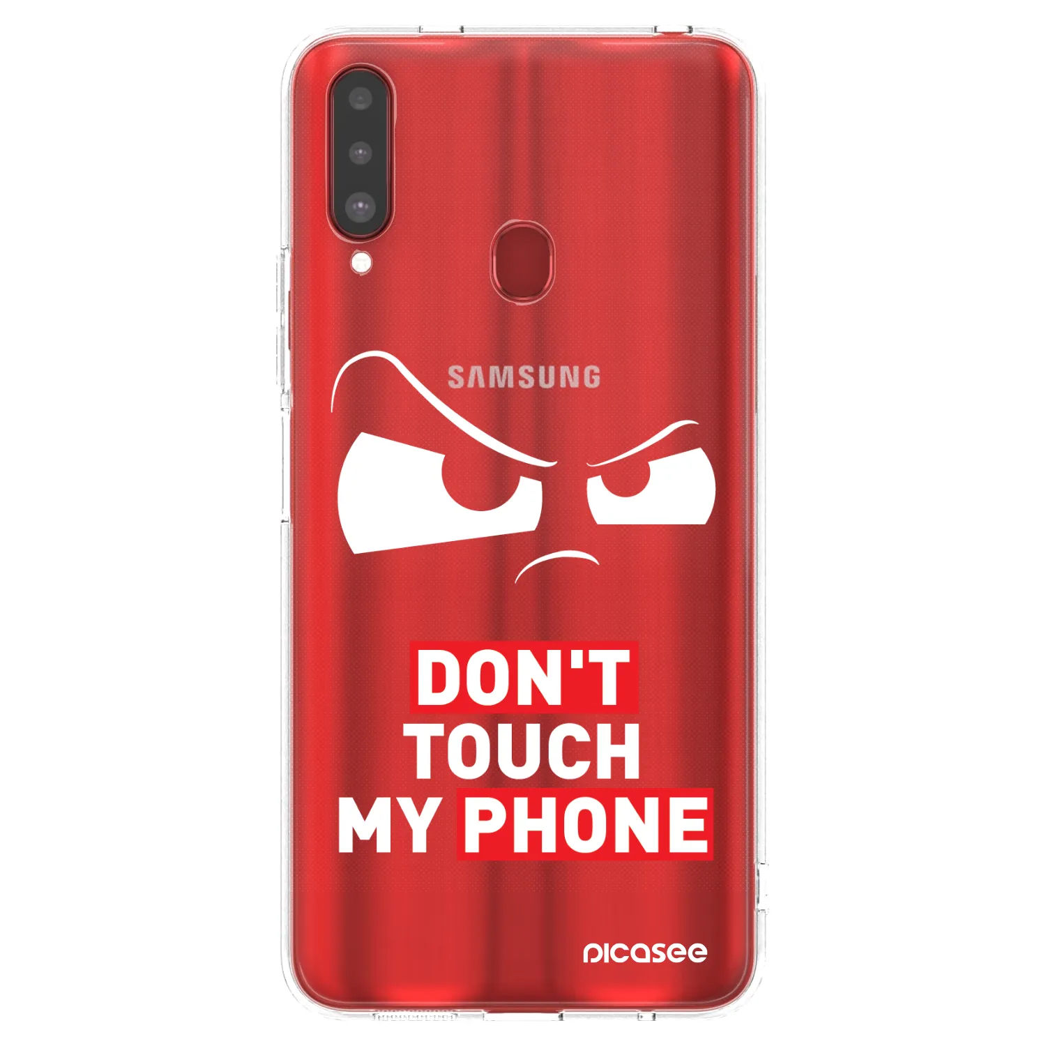 Picasee διαφανής θήκη σιλικόνης Samsung Galaxy A20s - Cloudy Eye - Transparent