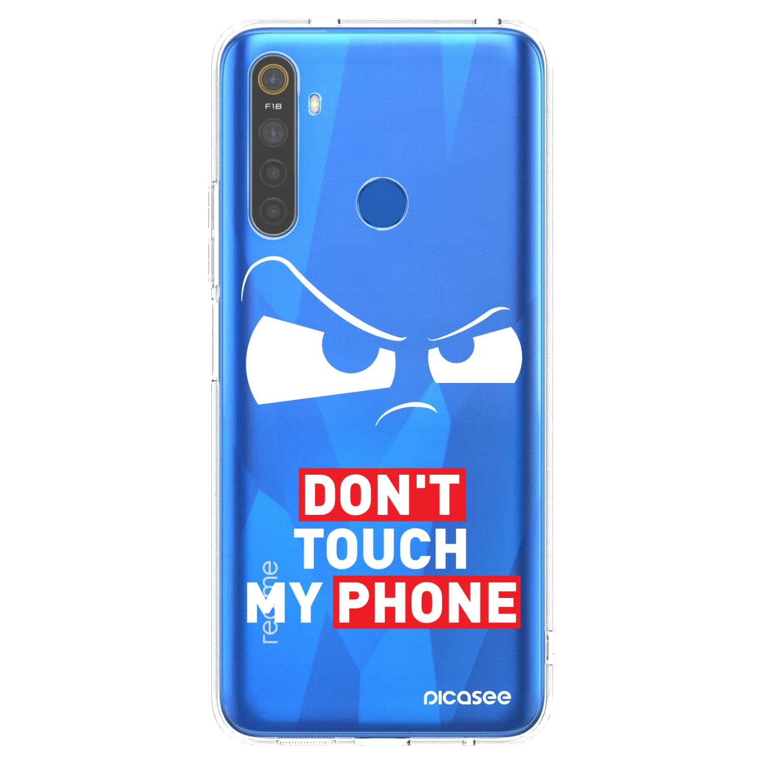 Picasee διαφανής θήκη σιλικόνης Realme 5 - Cloudy Eye - Transparent