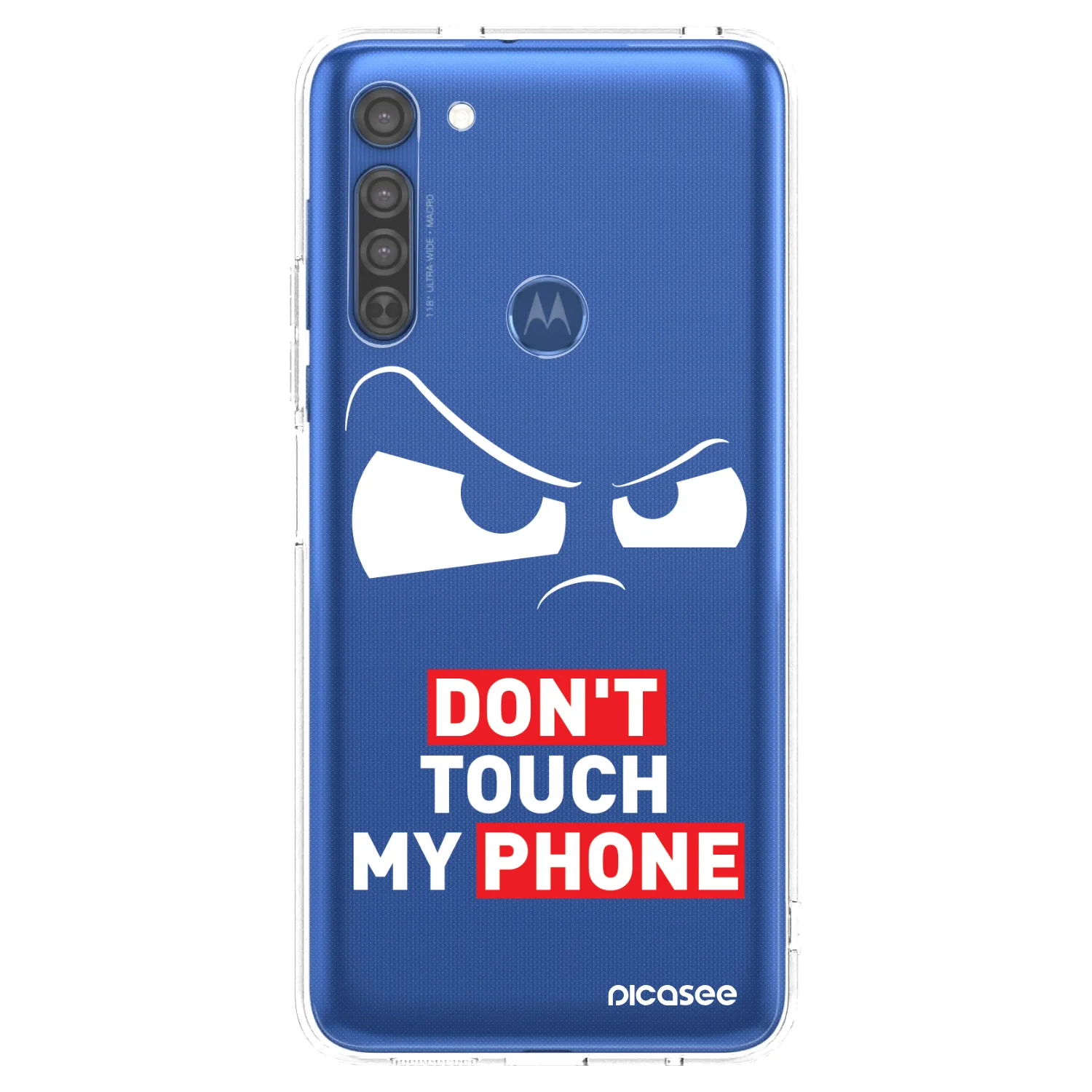 Picasee διαφανής θήκη σιλικόνης Motorola Moto G8 - Cloudy Eye - Transparent