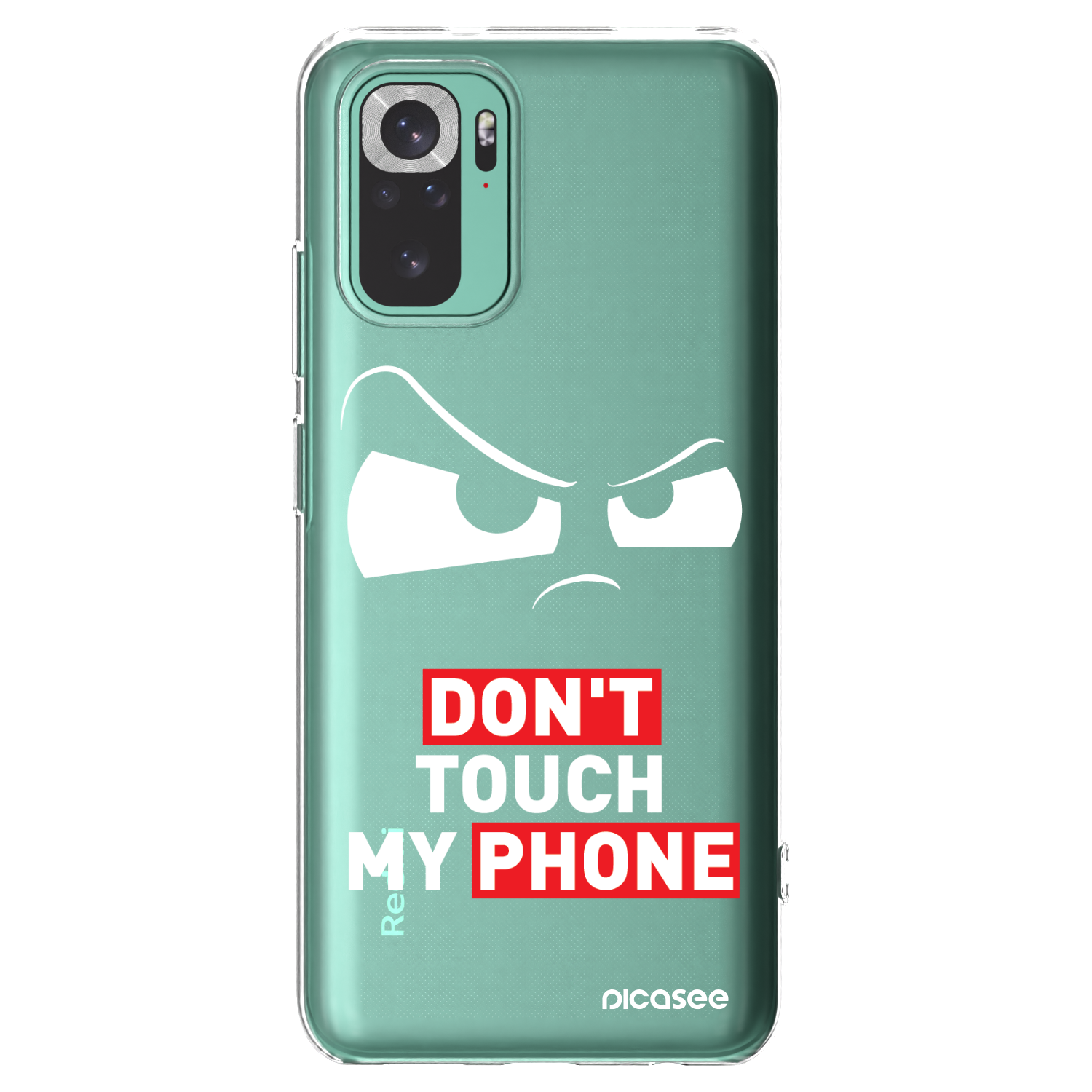 Picasee διαφανής θήκη σιλικόνης Xiaomi Redmi Note 10 Pro - Cloudy Eye - Transparent