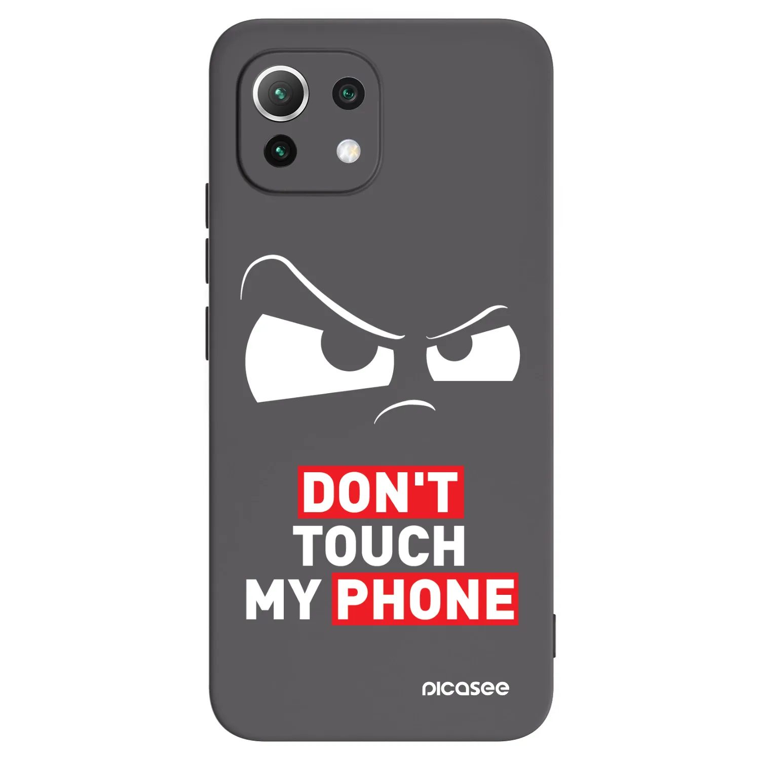 Picasee Μαύρη θήκη σιλικόνης για Xiaomi Mi 11 Lite - Cloudy Eye - Transparent