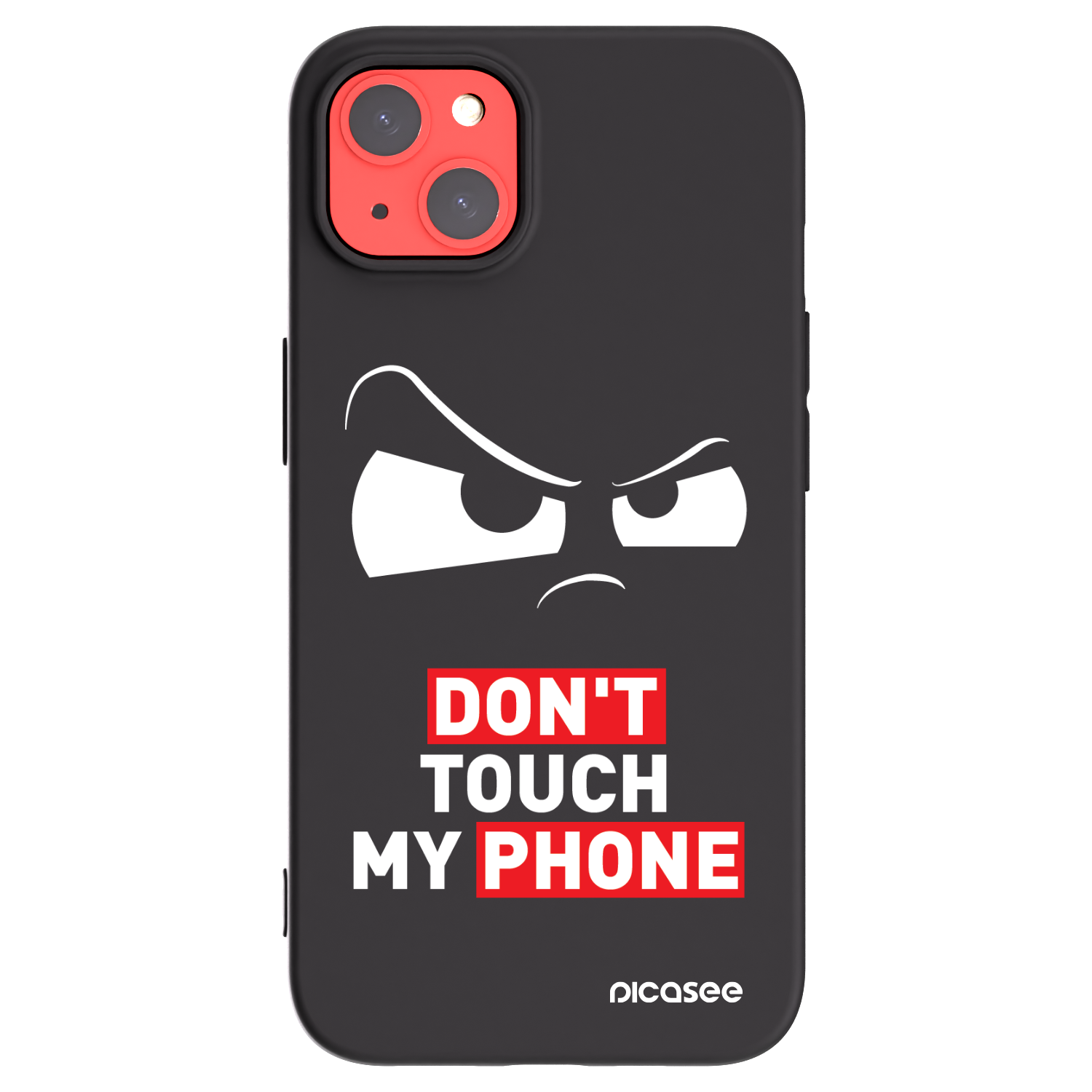 Picasee Μαύρη θήκη σιλικόνης για Apple iPhone 13 - Cloudy Eye - Transparent