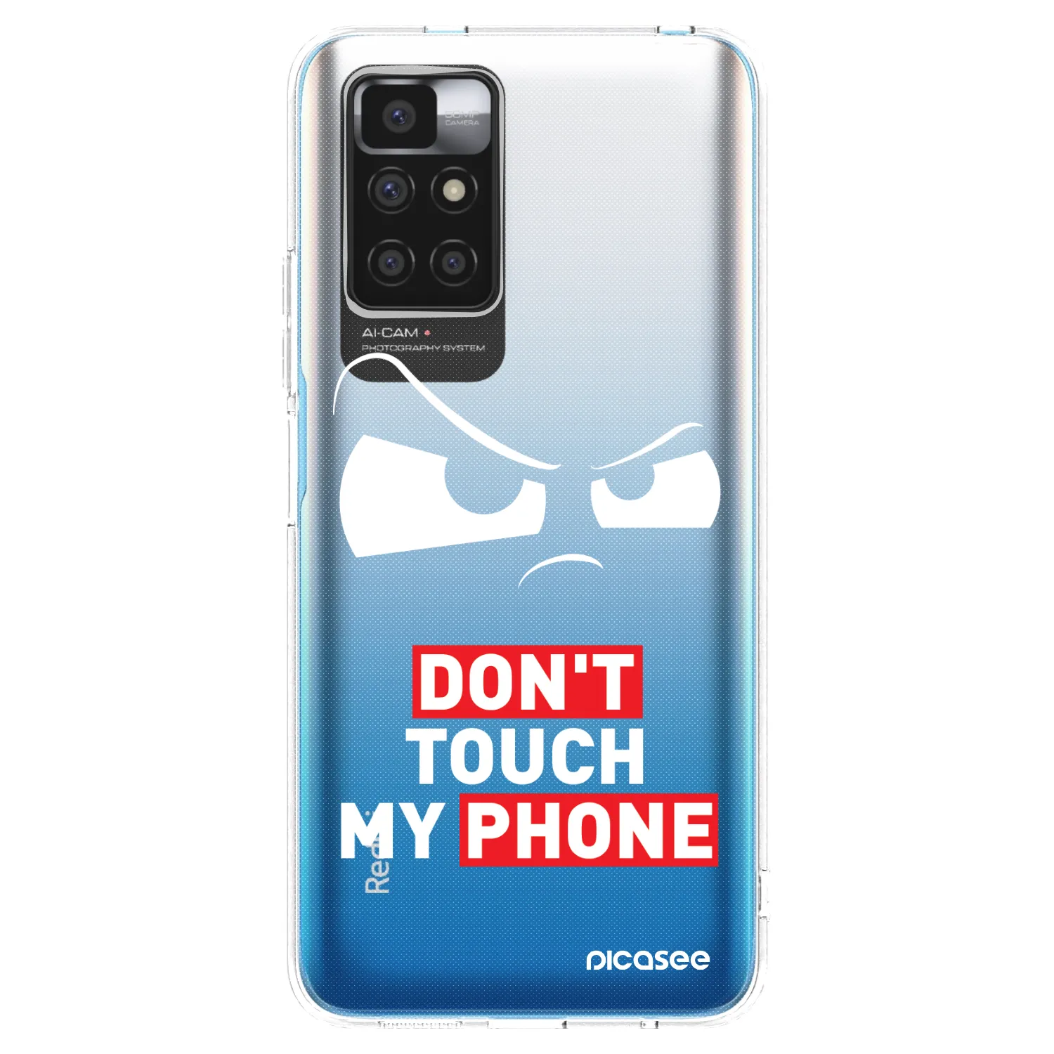 Picasee διαφανής θήκη σιλικόνης Xiaomi Redmi 10 - Cloudy Eye - Transparent