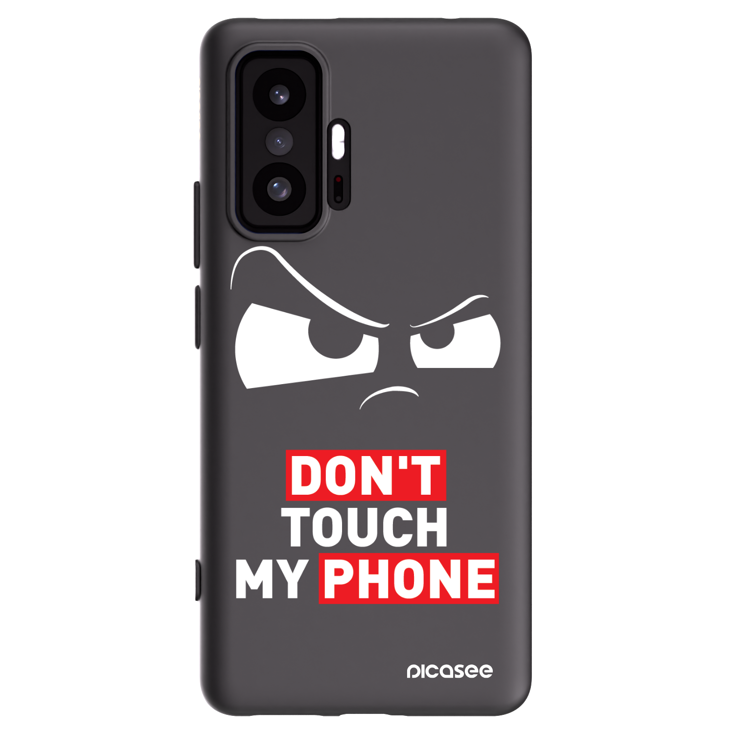 Picasee Μαύρη θήκη σιλικόνης για Xiaomi 11T Pro - Cloudy Eye - Transparent