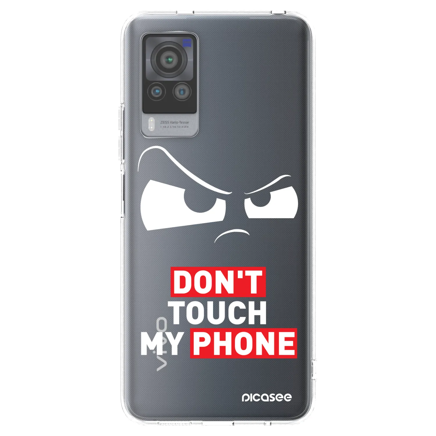 Picasee διαφανής θήκη σιλικόνης Vivo X60 Pro 5G - Cloudy Eye - Transparent