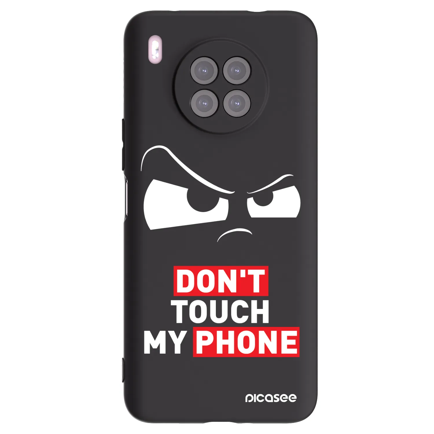 Picasee Μαύρη θήκη σιλικόνης για Huawei Nova 8i - Cloudy Eye - Transparent