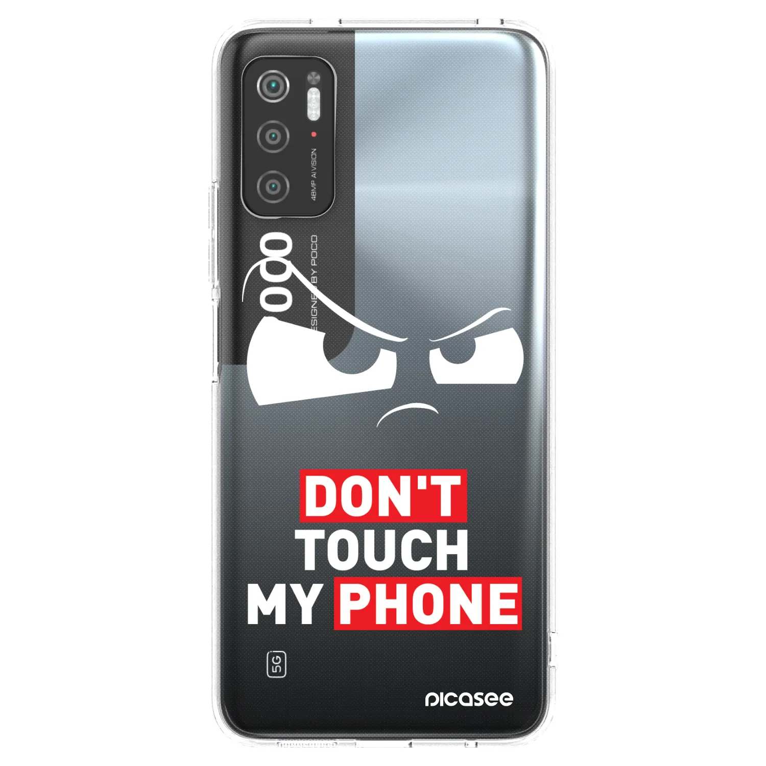 Picasee διαφανής θήκη σιλικόνης Xiaomi Poco M3 Pro 5G - Cloudy Eye - Transparent