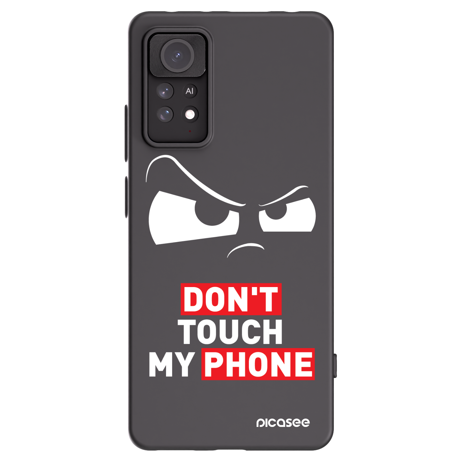 Picasee Μαύρη θήκη σιλικόνης για Xiaomi Redmi Note 11 Pro - Cloudy Eye - Transparent