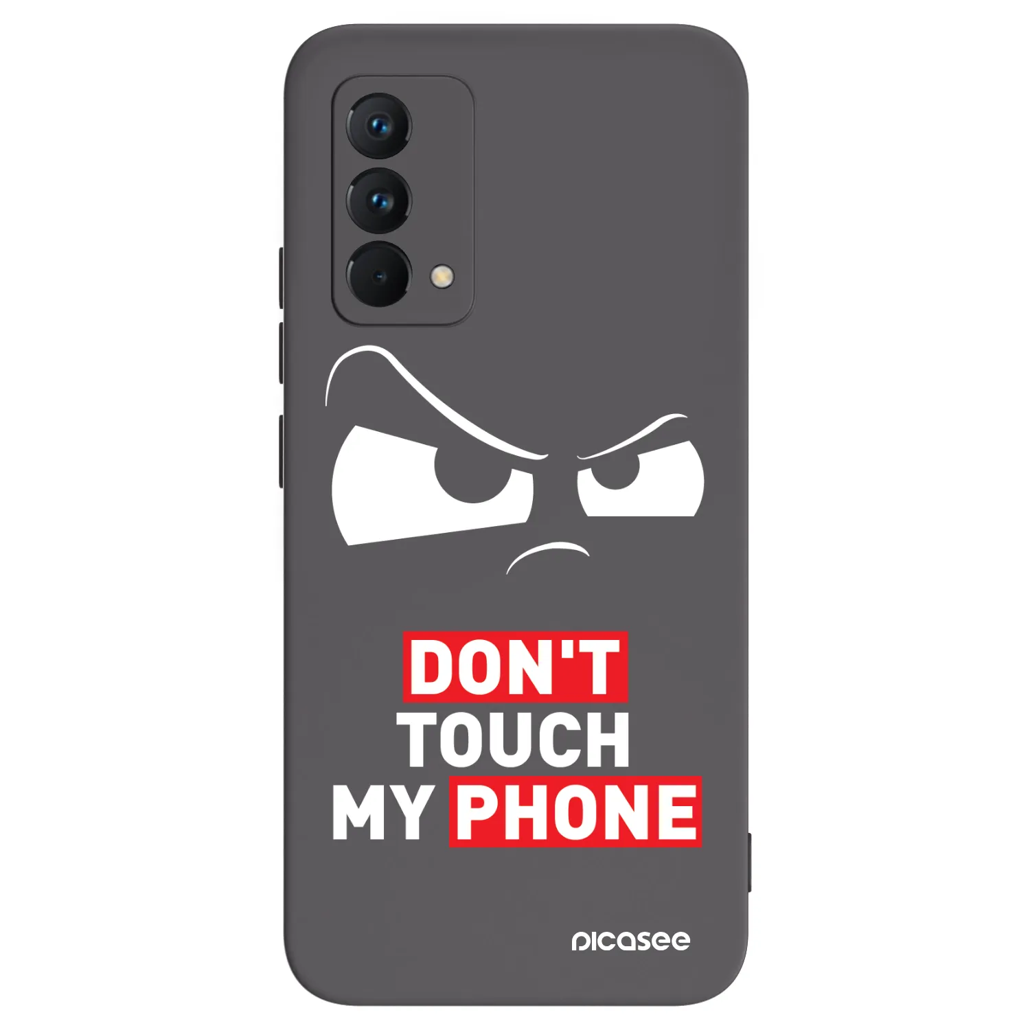 Picasee Μαύρη θήκη σιλικόνης για Realme GT Master Edition 5G - Cloudy Eye - Transparent