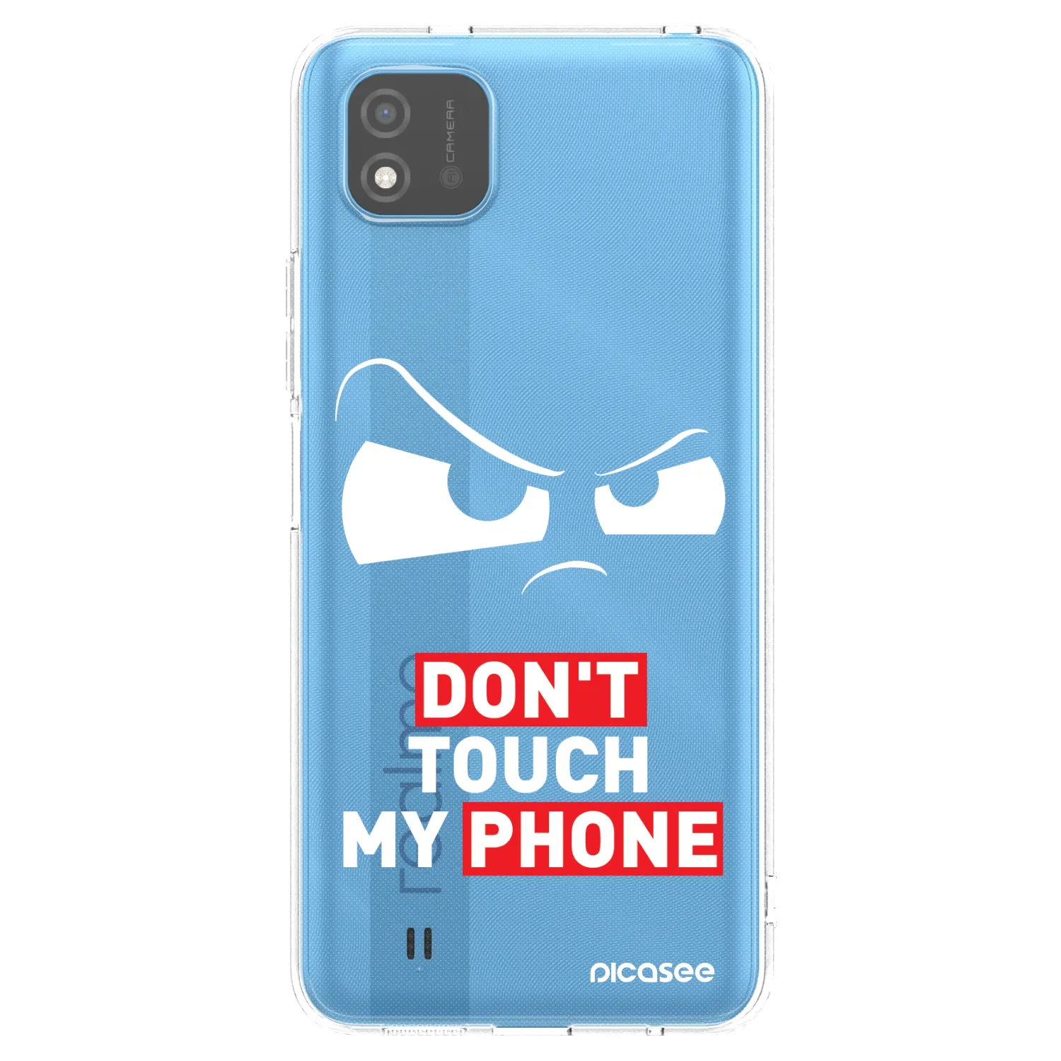 Picasee διαφανής θήκη σιλικόνης Realme C11 (2021) - Cloudy Eye - Transparent