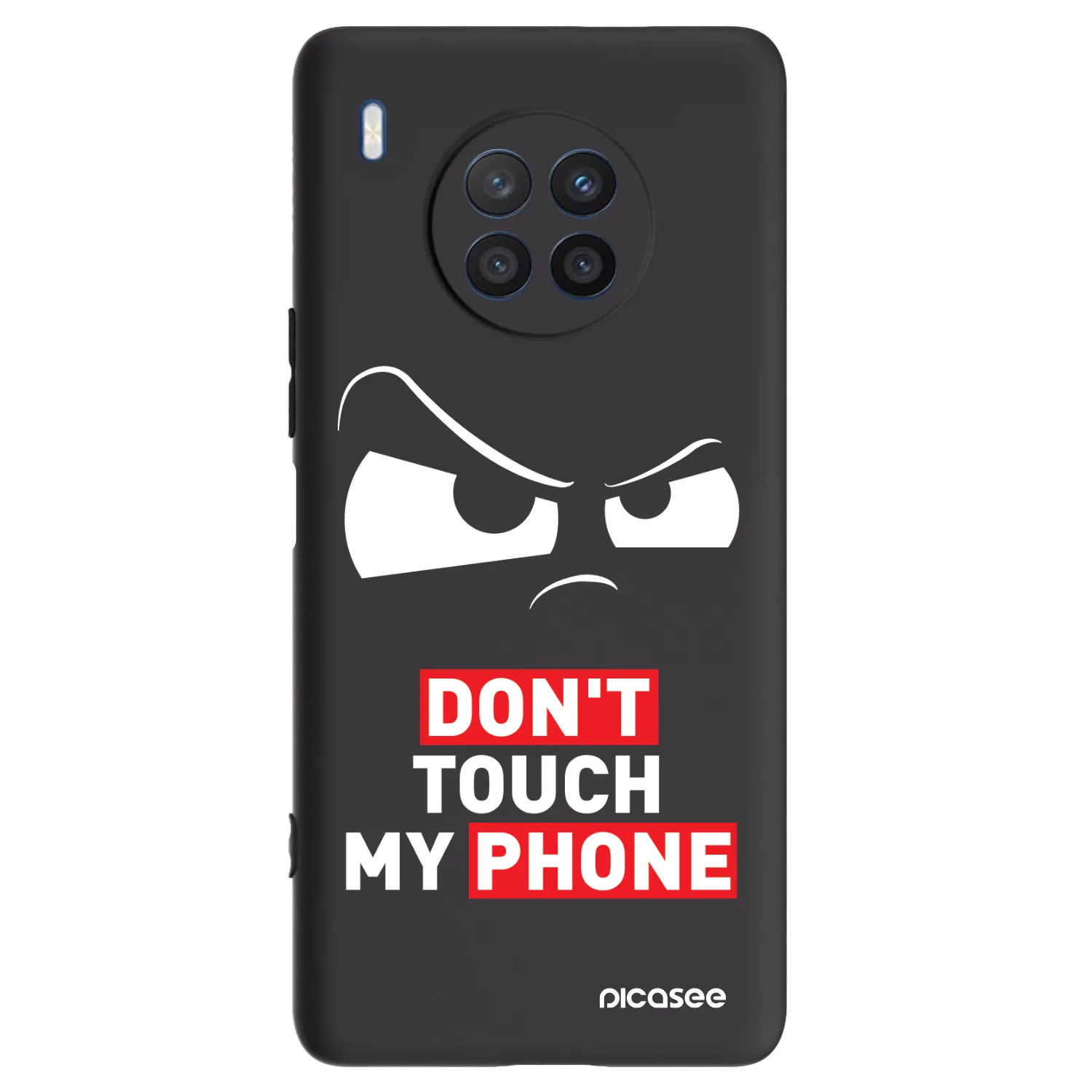 Picasee Μαύρη θήκη σιλικόνης για Honor 50 Lite - Cloudy Eye - Transparent