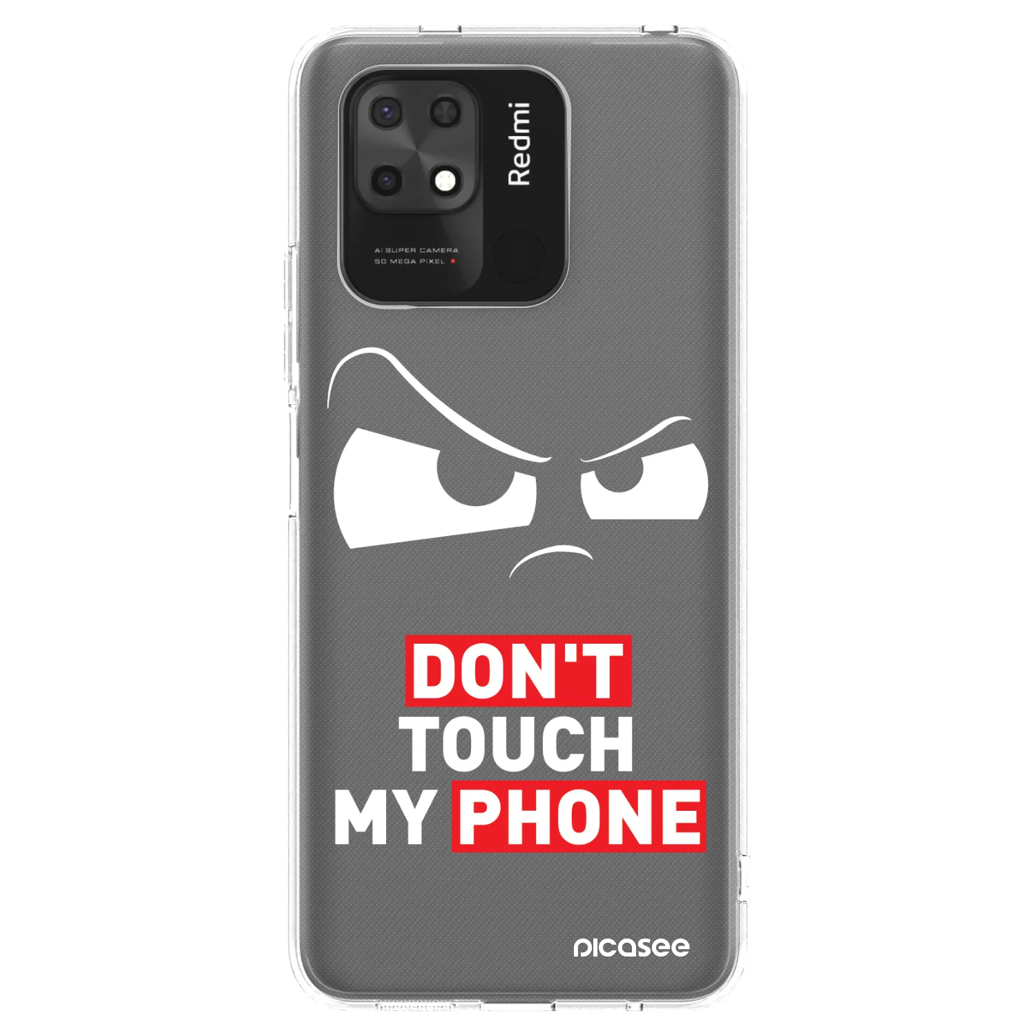 Picasee διαφανής θήκη σιλικόνης Xiaomi Redmi 10C - Cloudy Eye - Transparent