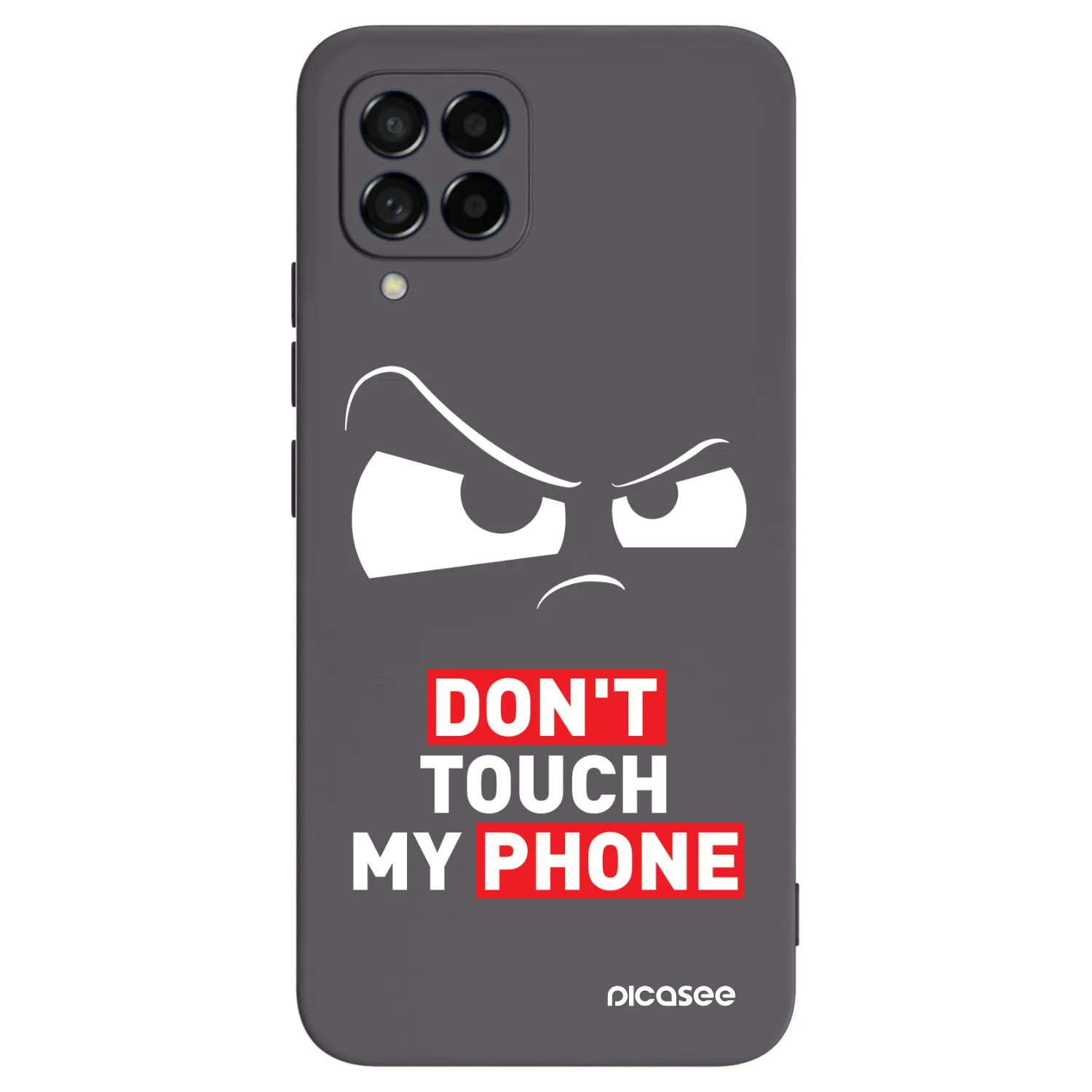 Picasee Μαύρη θήκη σιλικόνης για Samsung Galaxy M53 5G - Cloudy Eye - Transparent