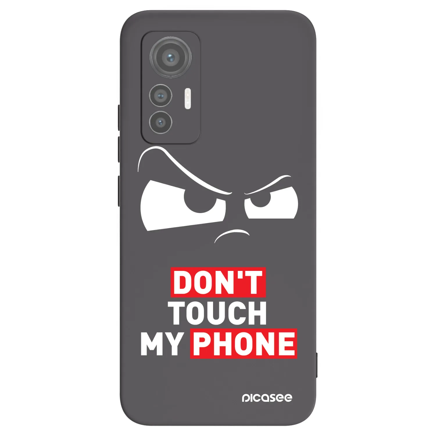 Picasee Μαύρη θήκη σιλικόνης για Xiaomi 12 Lite - Cloudy Eye - Transparent