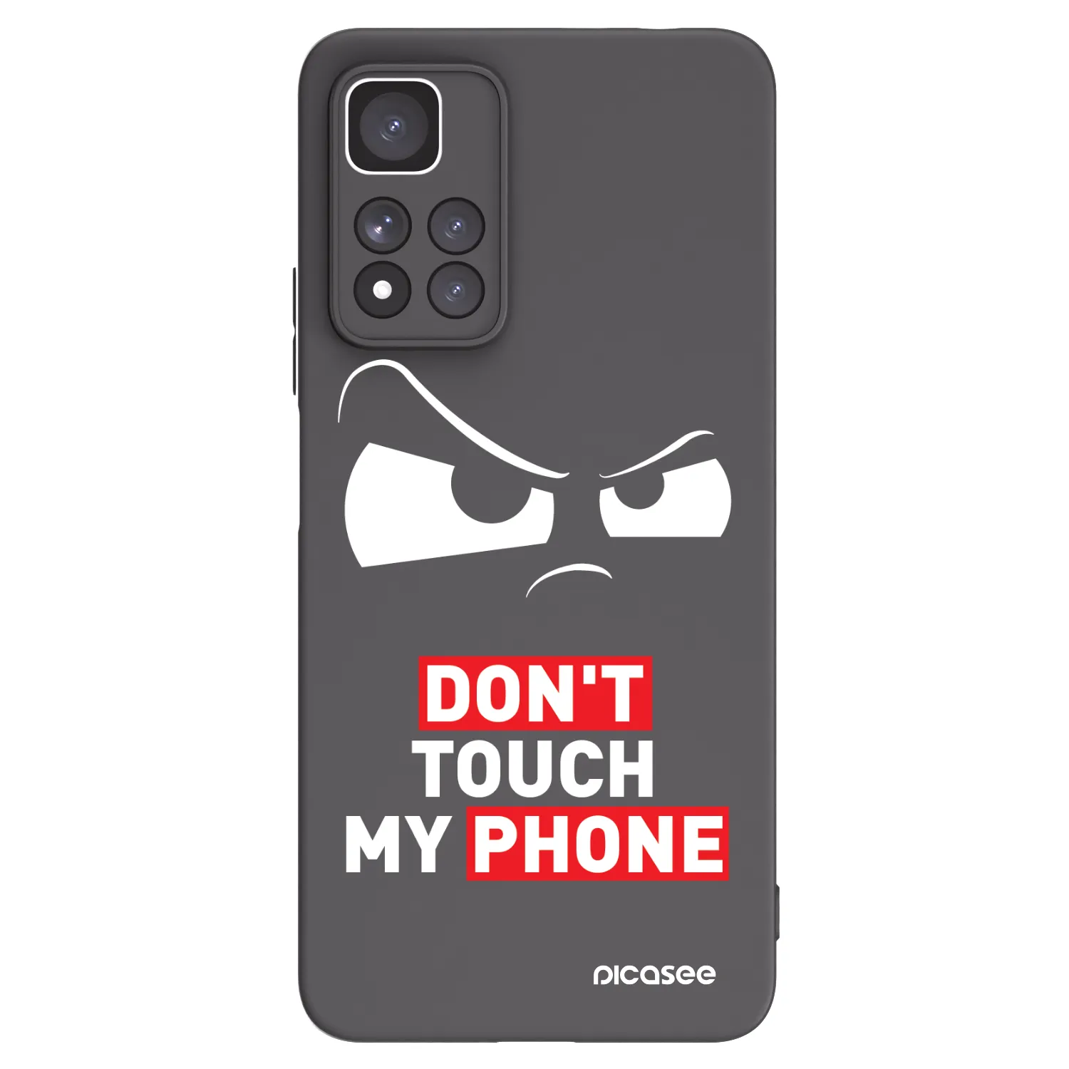 Picasee Μαύρη θήκη σιλικόνης για Xiaomi Redmi Note 11 Pro+ 5G - Cloudy Eye - Transparent