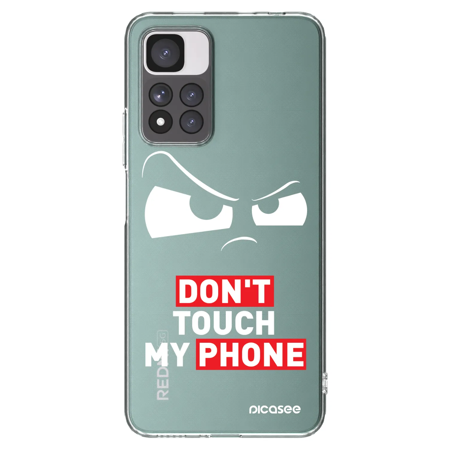 Picasee διαφανής θήκη σιλικόνης Xiaomi Redmi Note 11 Pro+ 5G - Cloudy Eye - Transparent