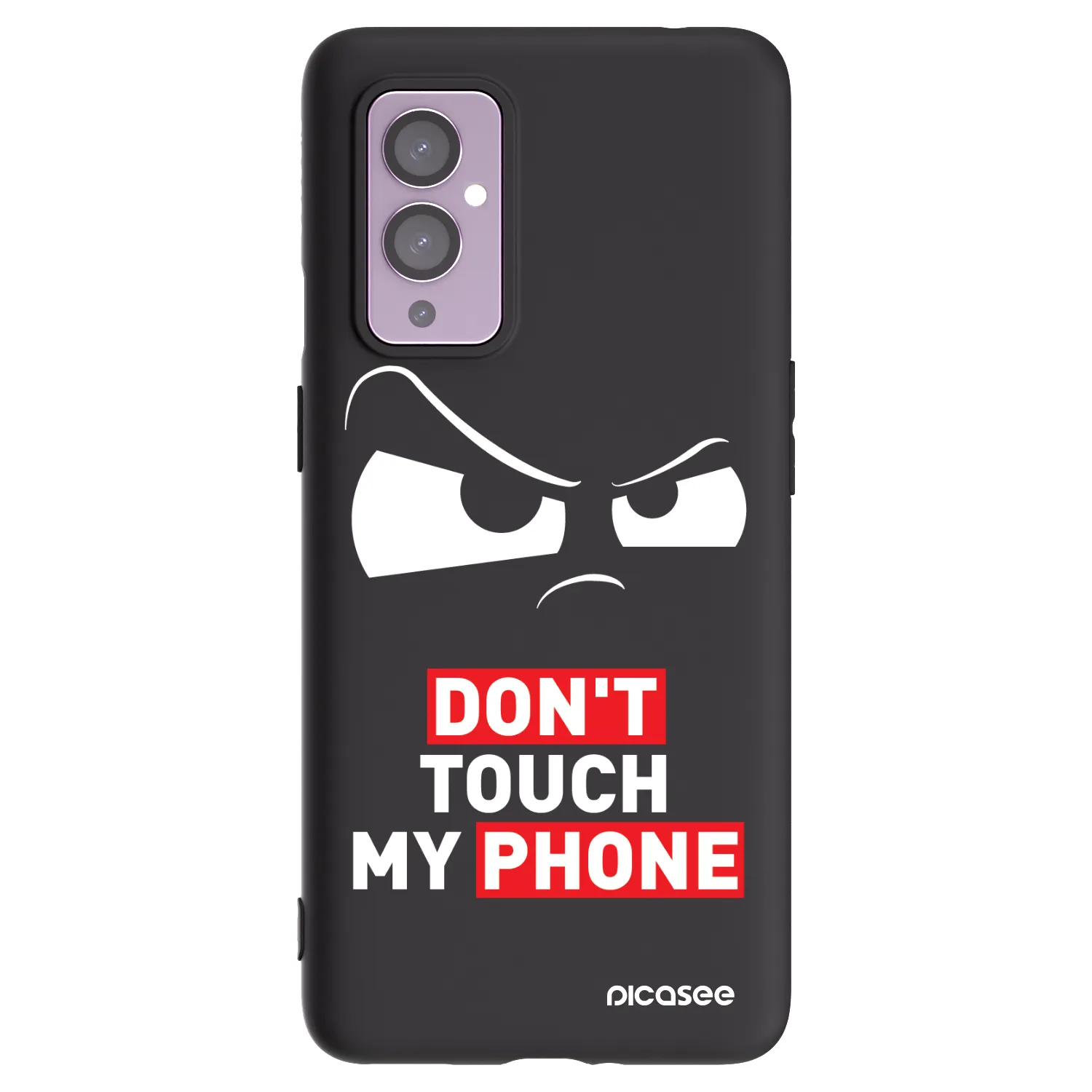 Picasee Μαύρη θήκη σιλικόνης για OnePlus 9 - Cloudy Eye - Transparent