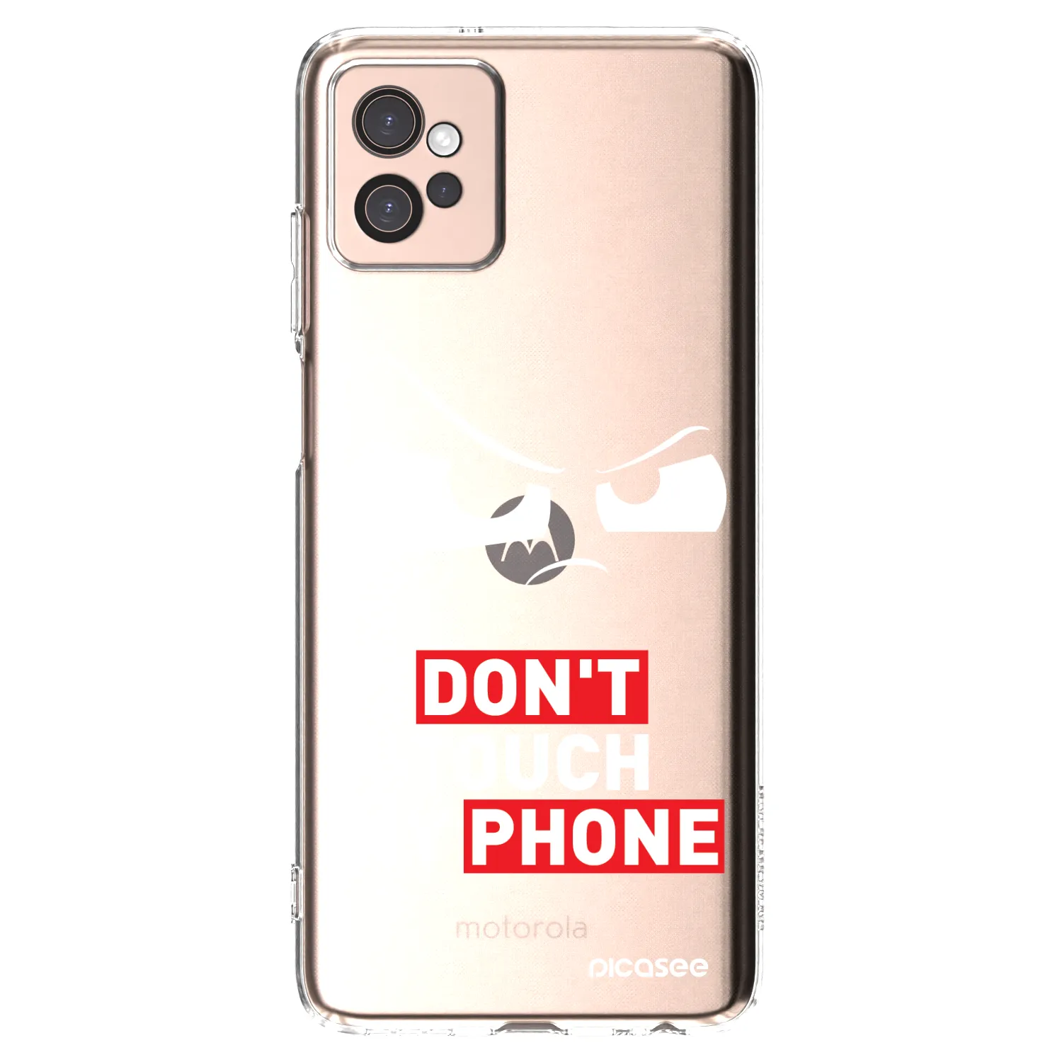 Picasee διαφανής θήκη σιλικόνης Motorola Moto G32 - Cloudy Eye - Transparent