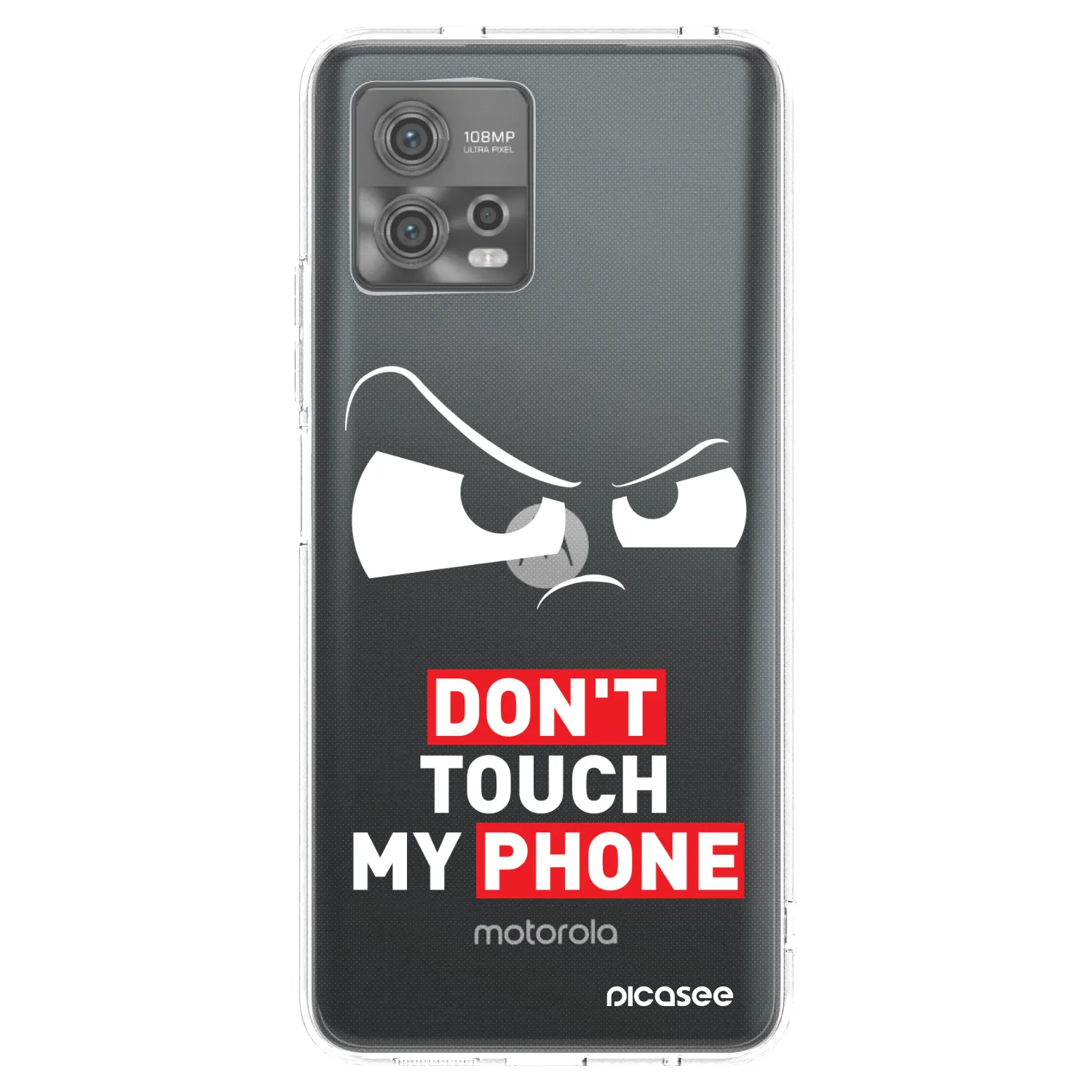 Picasee διαφανής θήκη σιλικόνης Motorola Moto G72 - Cloudy Eye - Transparent