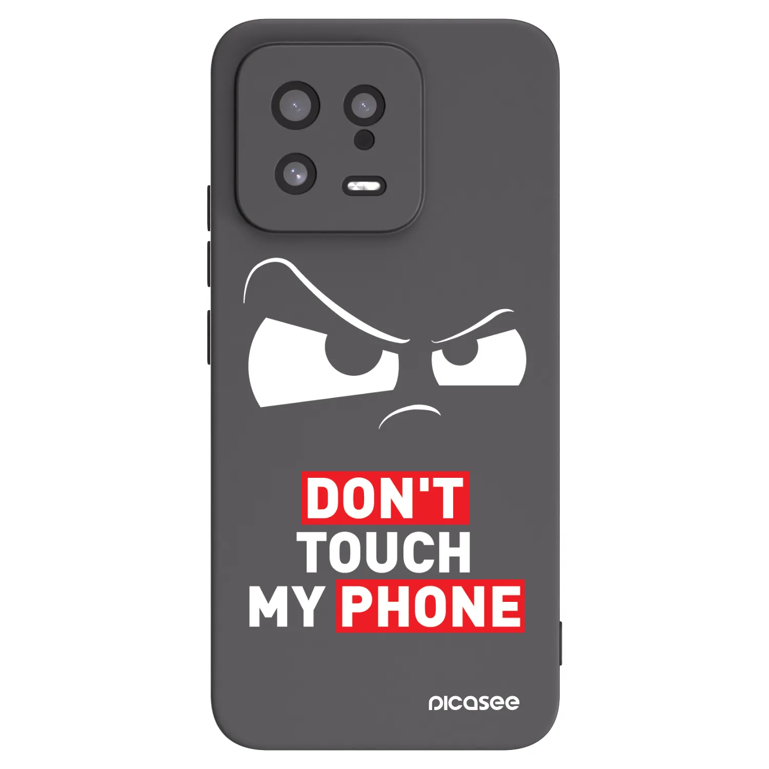 Picasee Μαύρη θήκη σιλικόνης για Xiaomi 13 - Cloudy Eye - Transparent