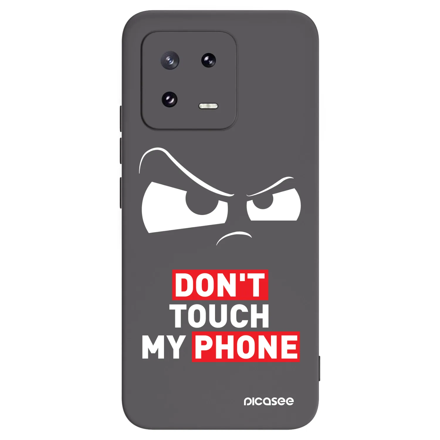 Picasee Μαύρη θήκη σιλικόνης για Xiaomi 13 Pro - Cloudy Eye - Transparent