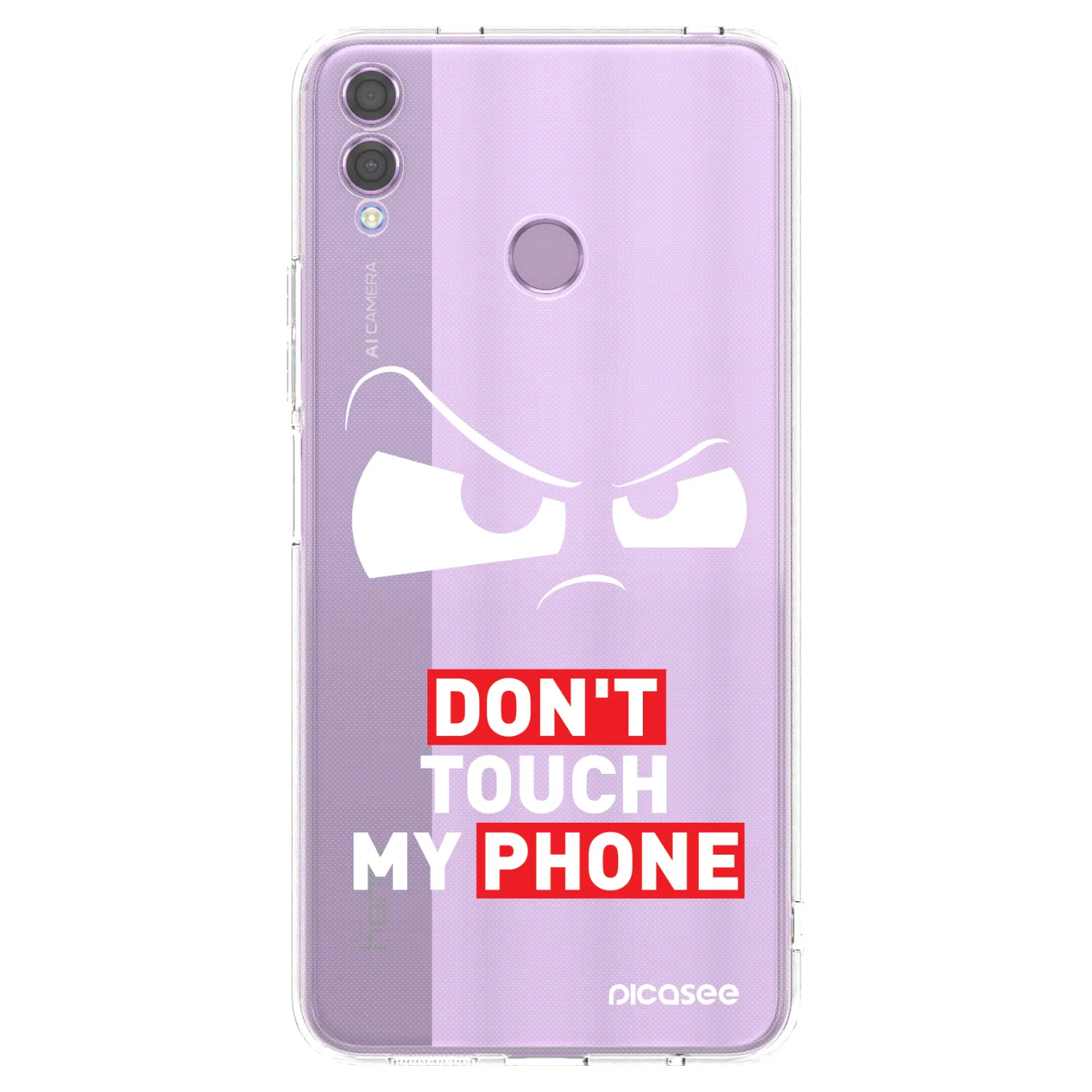 Picasee διαφανής θήκη σιλικόνης Honor 8X - Cloudy Eye - Transparent