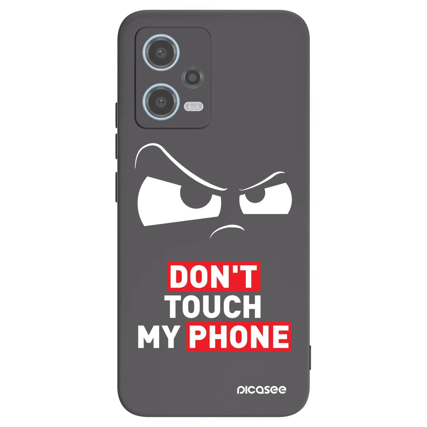 Picasee Μαύρη θήκη σιλικόνης για Xiaomi Redmi Note 12 5G - Cloudy Eye - Transparent