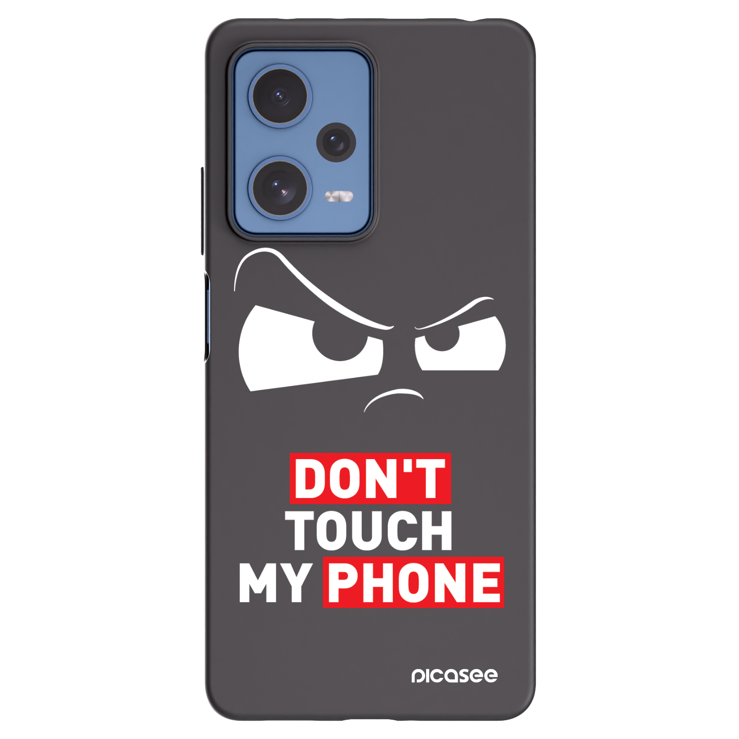 Picasee Μαύρη θήκη σιλικόνης για Xiaomi Redmi Note 12 Pro 5G - Cloudy Eye - Transparent