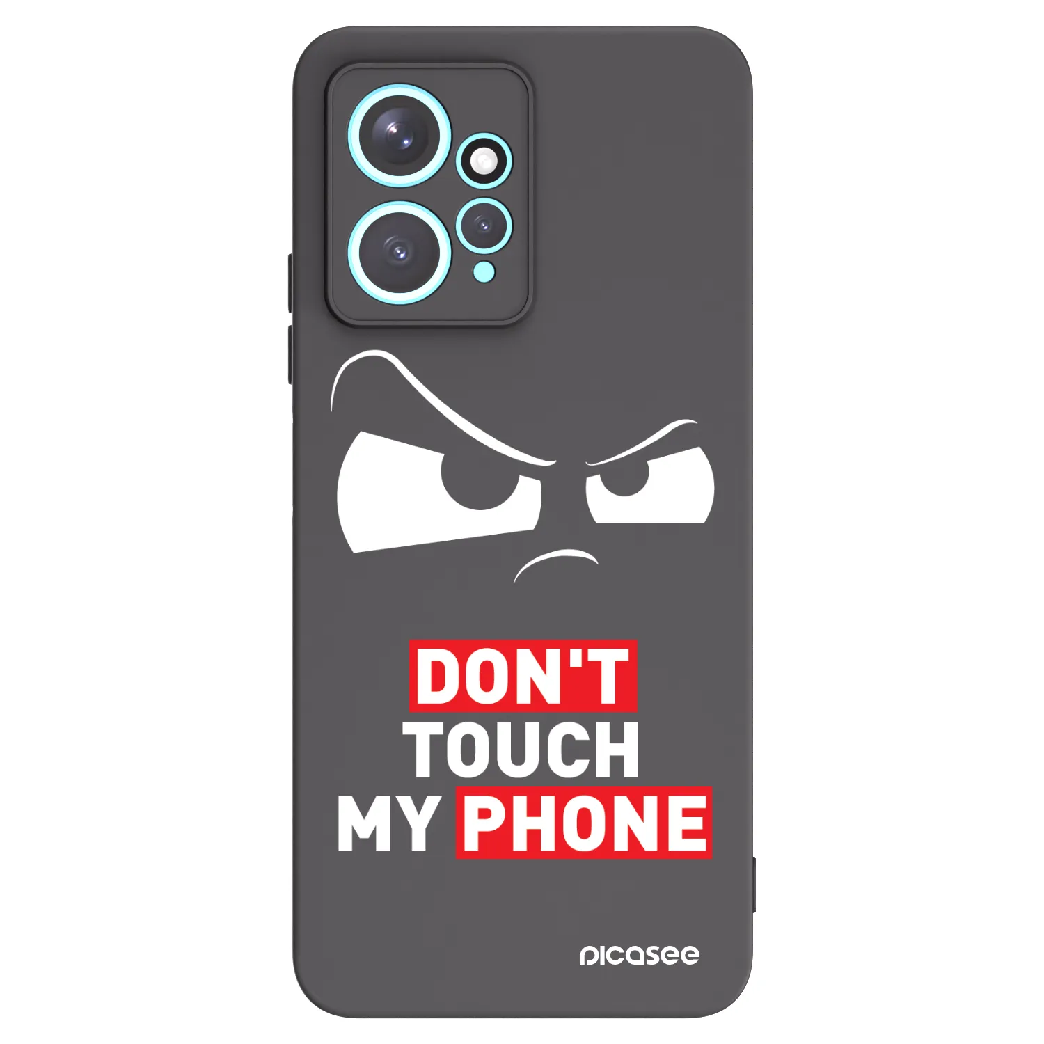 Picasee Μαύρη θήκη σιλικόνης για Xiaomi Redmi Note 12 4G - Cloudy Eye - Transparent