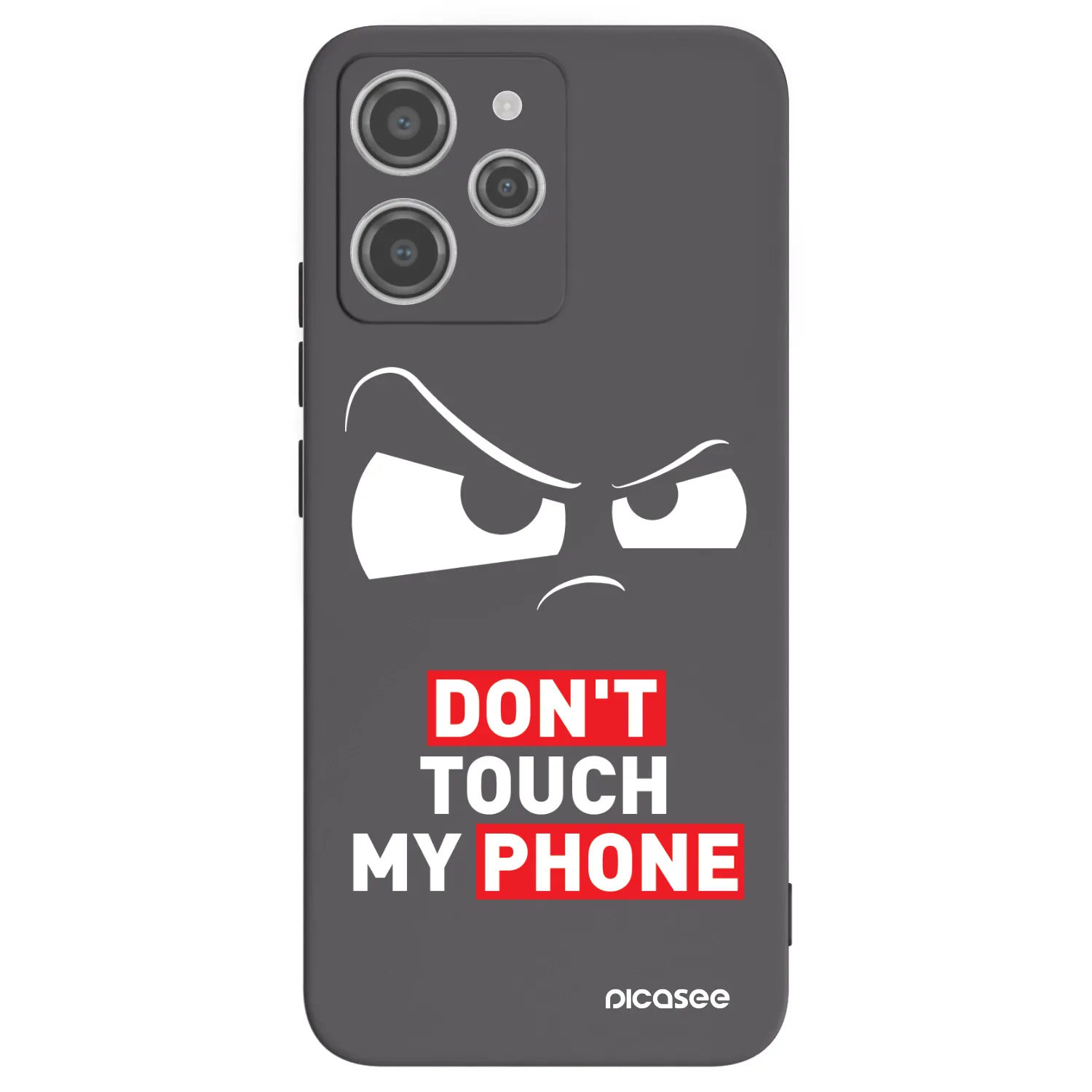 Picasee Μαύρη θήκη σιλικόνης για Xiaomi Redmi 12 4G - Cloudy Eye - Transparent