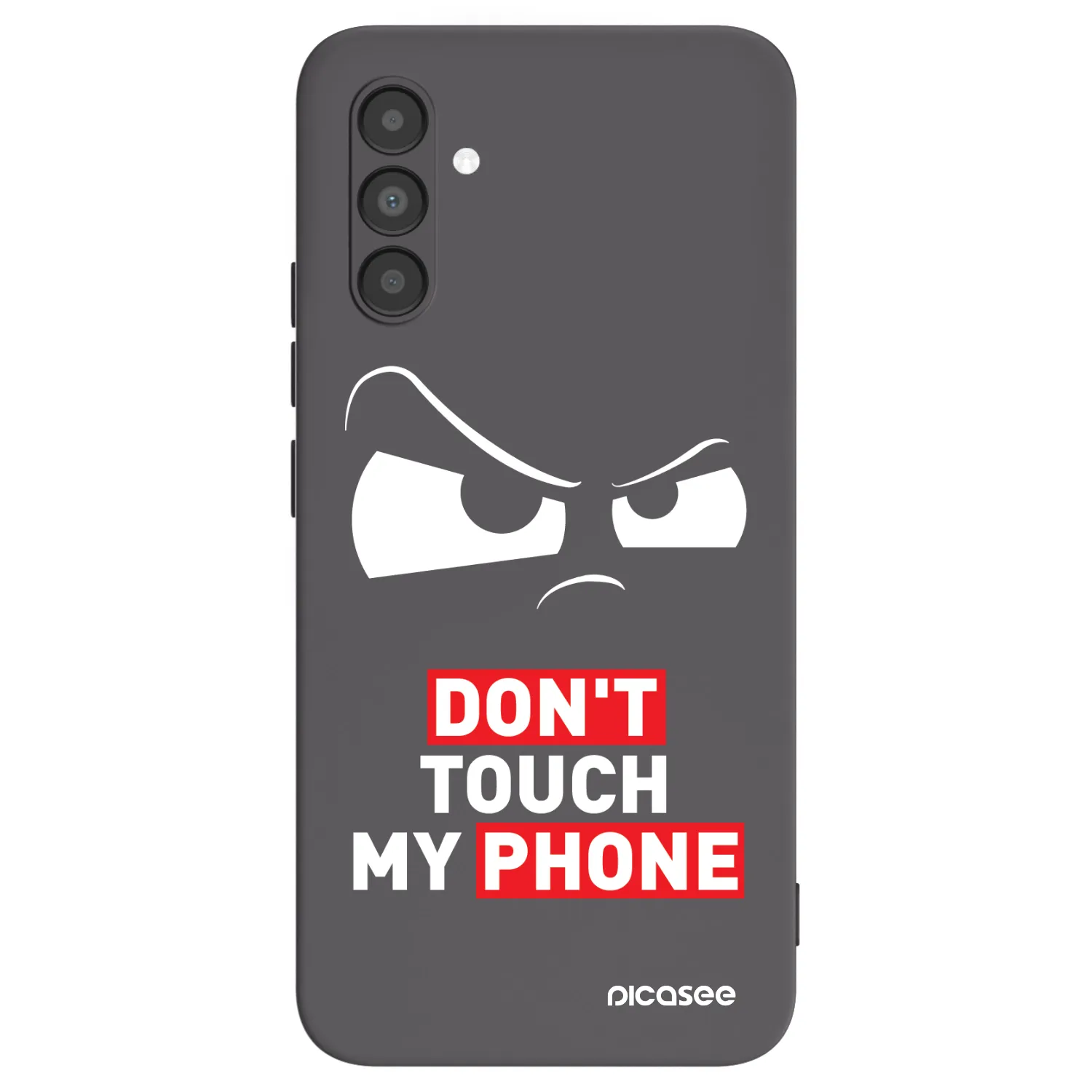 Picasee Μαύρη θήκη σιλικόνης για Samsung Galaxy A04s A047F - Cloudy Eye - Transparent
