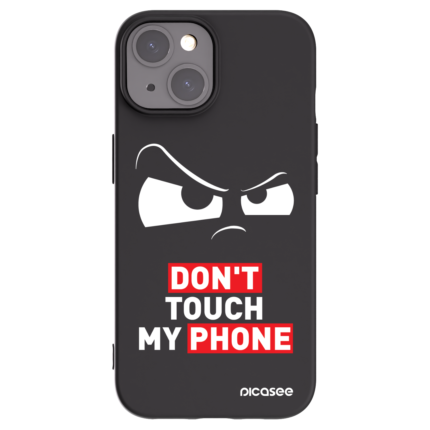 Picasee Μαύρη θήκη σιλικόνης για Apple iPhone 15 - Cloudy Eye - Transparent