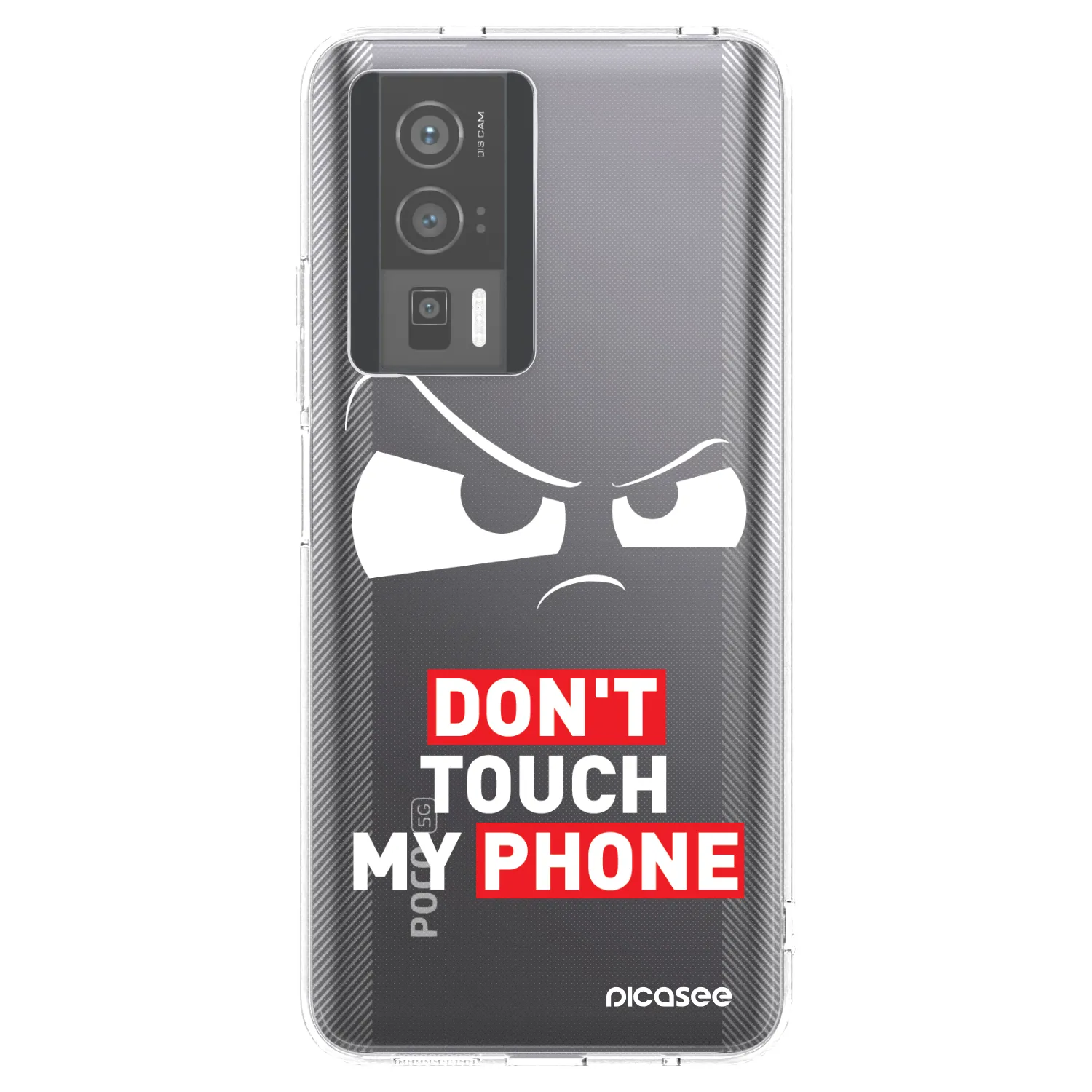 Picasee διαφανής θήκη σιλικόνης Xiaomi Poco F5 Pro 5G - Cloudy Eye - Transparent