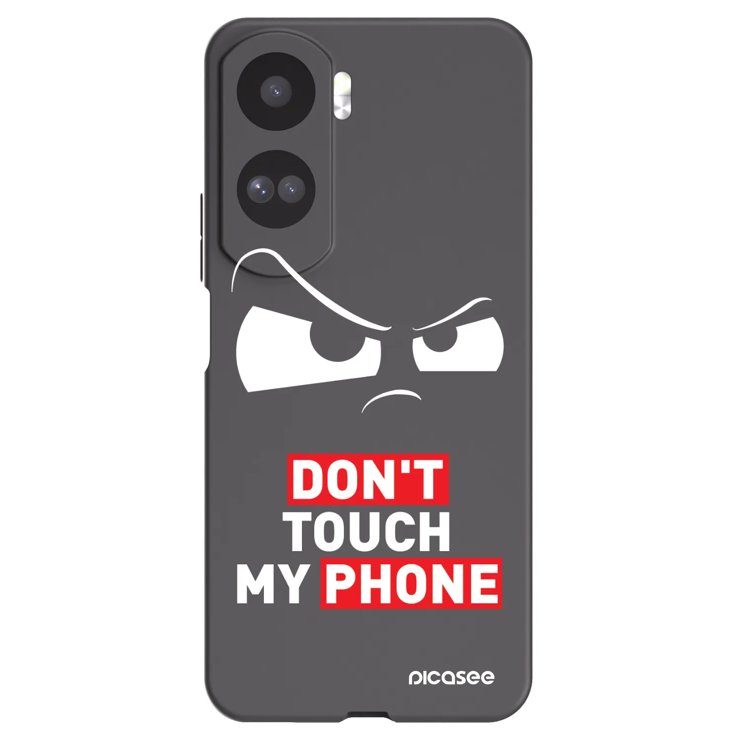 Picasee Μαύρη θήκη σιλικόνης για Honor 90 Lite 5G - Cloudy Eye - Transparent