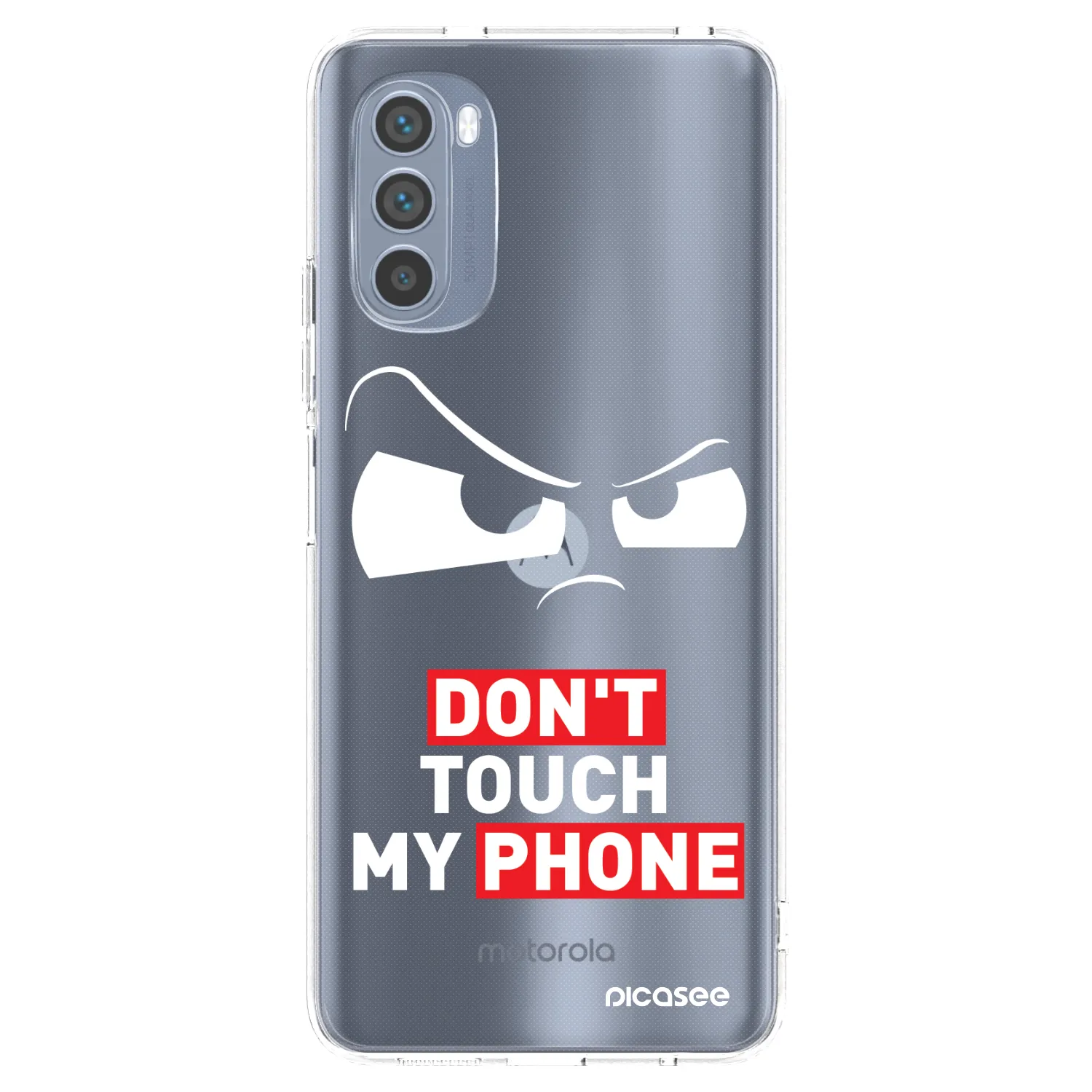 Picasee διαφανής θήκη σιλικόνης Motorola Moto G62 - Cloudy Eye - Transparent