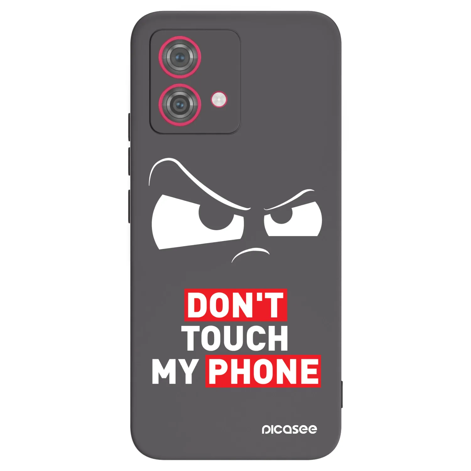 Picasee Μαύρη θήκη σιλικόνης για Motorola Moto G84 5G - Cloudy Eye - Transparent