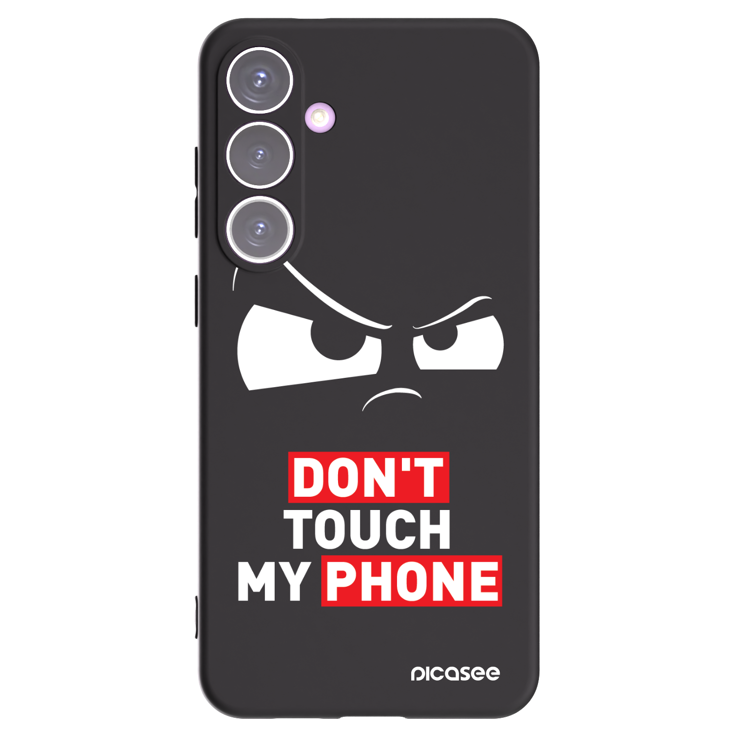 Picasee Μαύρη θήκη σιλικόνης για Samsung Galaxy S24+ S926B 5G - Cloudy Eye - Transparent