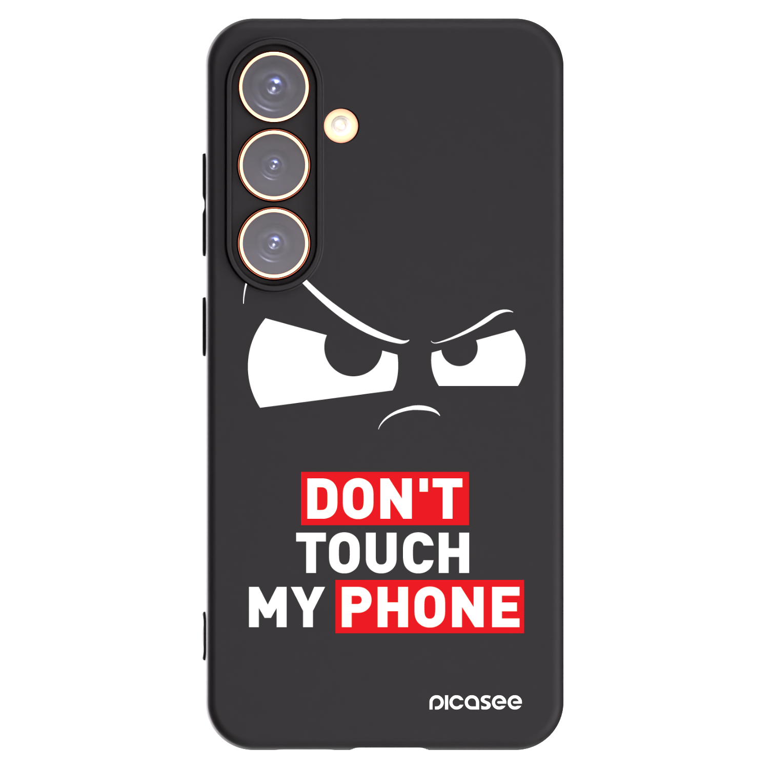 Picasee Μαύρη θήκη σιλικόνης για Samsung Galaxy S24 S921B 5G - Cloudy Eye - Transparent