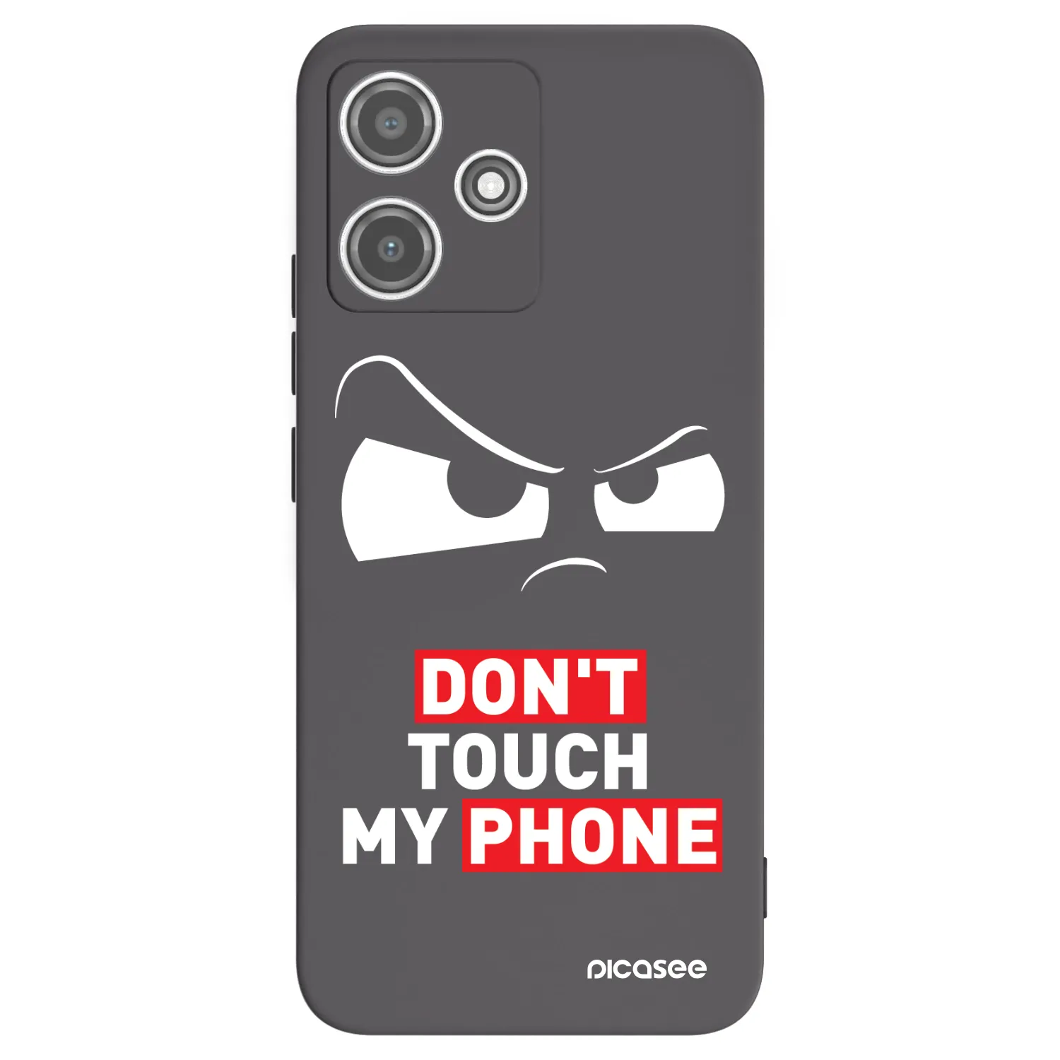 Picasee Μαύρη θήκη σιλικόνης για Xiaomi Redmi 12 5G - Cloudy Eye - Transparent