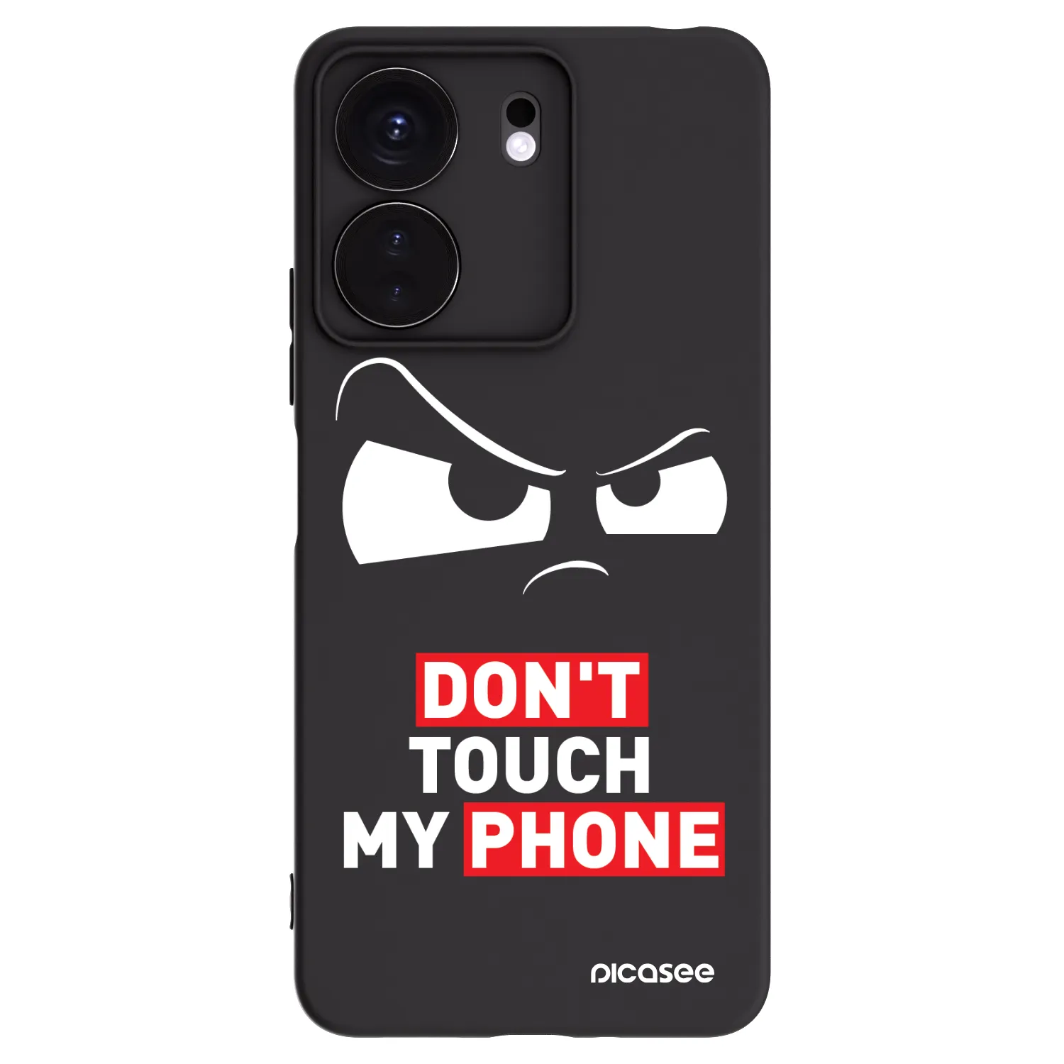 Picasee Μαύρη θήκη σιλικόνης για Xiaomi Redmi 13C 4G - Cloudy Eye - Transparent