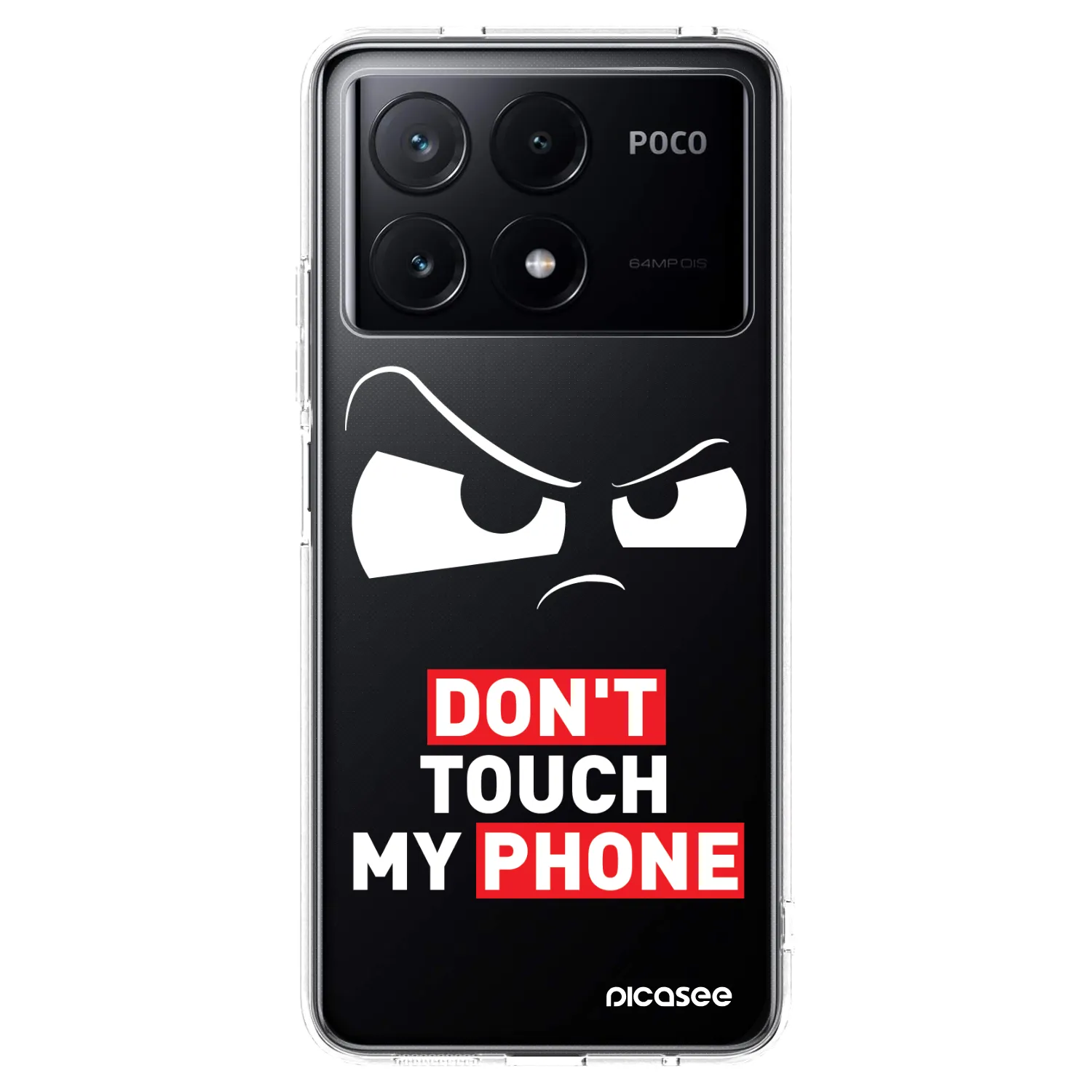 Picasee διαφανής θήκη σιλικόνης Xiaomi Poco X6 Pro - Cloudy Eye - Transparent