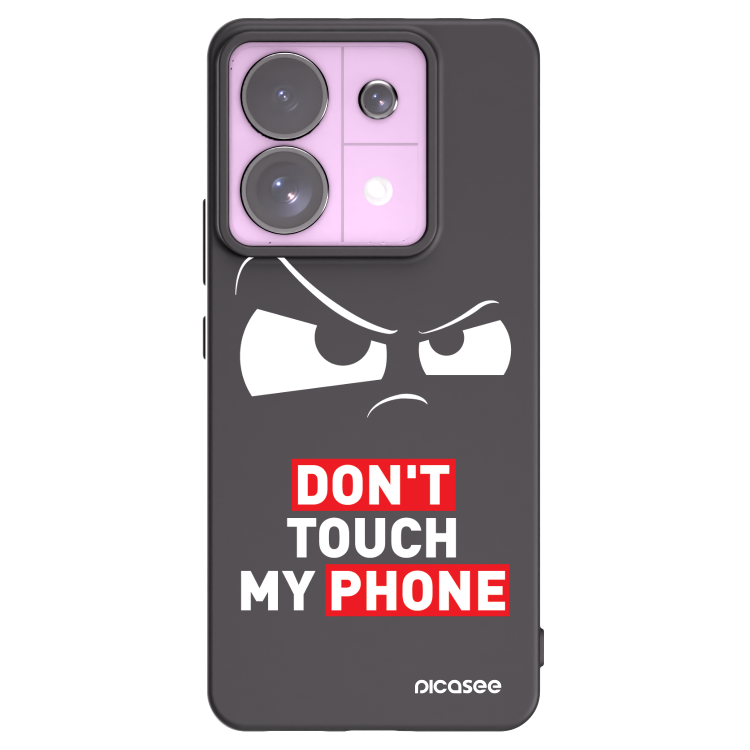 Picasee Μαύρη θήκη σιλικόνης για Xiaomi Redmi Note 13 Pro 5G - Cloudy Eye - Transparent