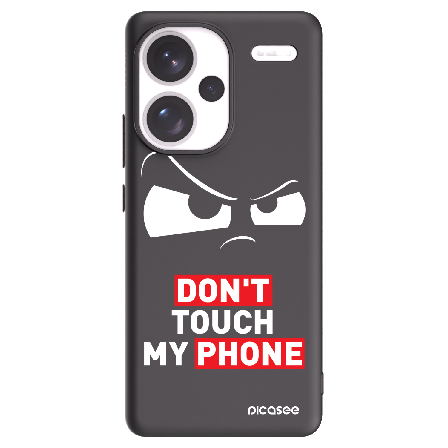 Picasee Μαύρη θήκη σιλικόνης για Xiaomi Redmi Note 13 Pro+ 5G - Cloudy Eye - Transparent