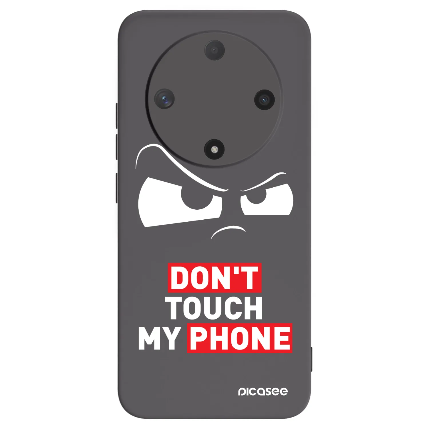 Picasee Μαύρη θήκη σιλικόνης για Honor Magic6 Lite 5G - Cloudy Eye - Transparent