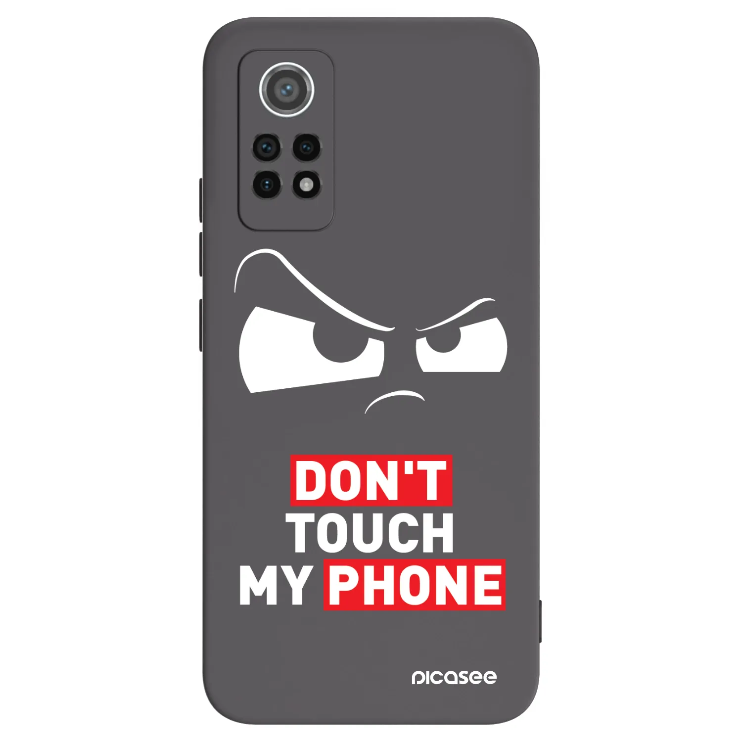 Picasee Μαύρη θήκη σιλικόνης για Xiaomi Redmi Note 12 Pro 4G - Cloudy Eye - Transparent