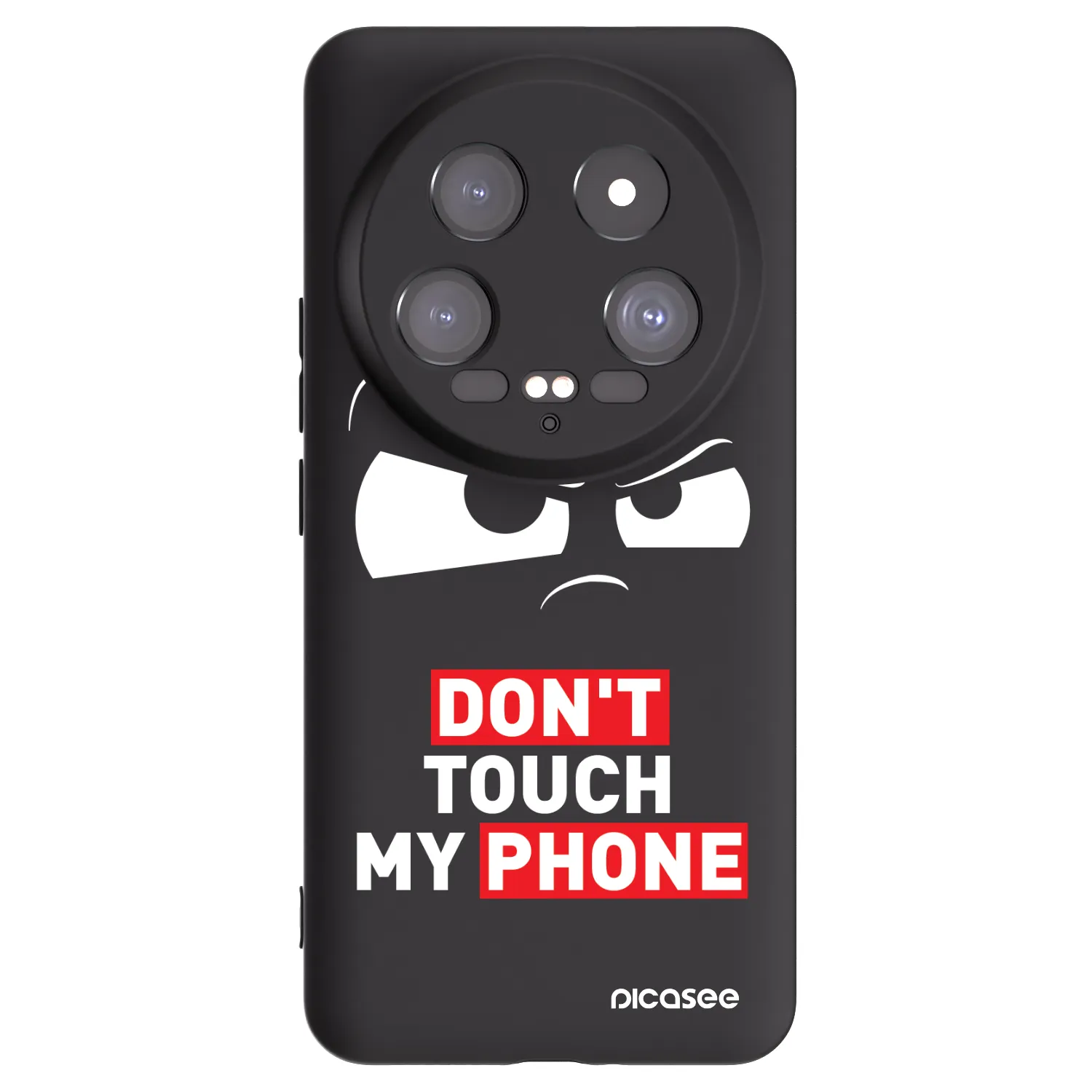 Picasee Μαύρη θήκη σιλικόνης για Xiaomi 14 Ultra - Cloudy Eye - Transparent